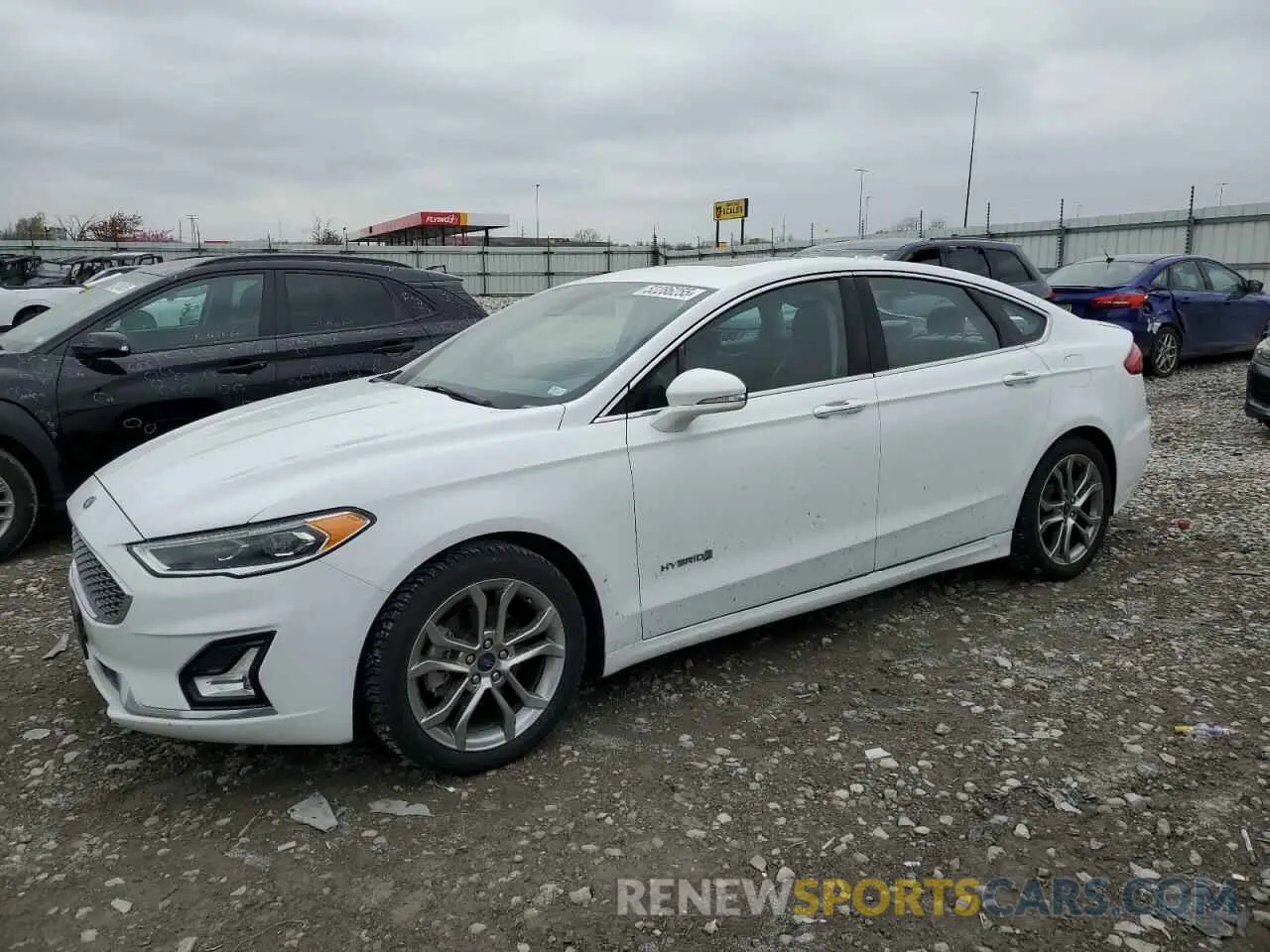 1 fotografías del automóvil dañado 3FA6P0RU6KR182386 FORD FUSION 2019