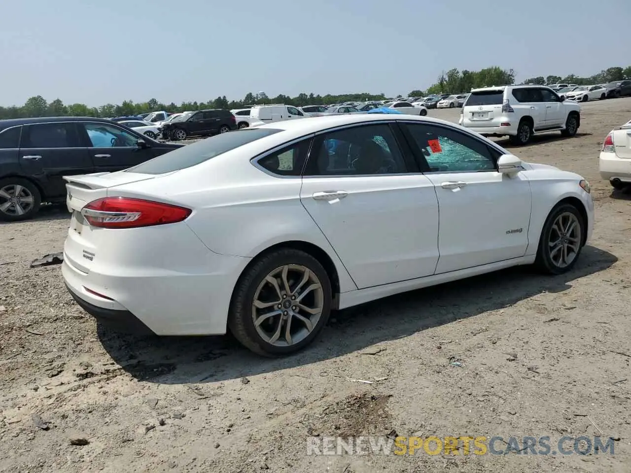 3 fotografías del automóvil dañado 3FA6P0RU7KR105140 FORD FUSION 2019