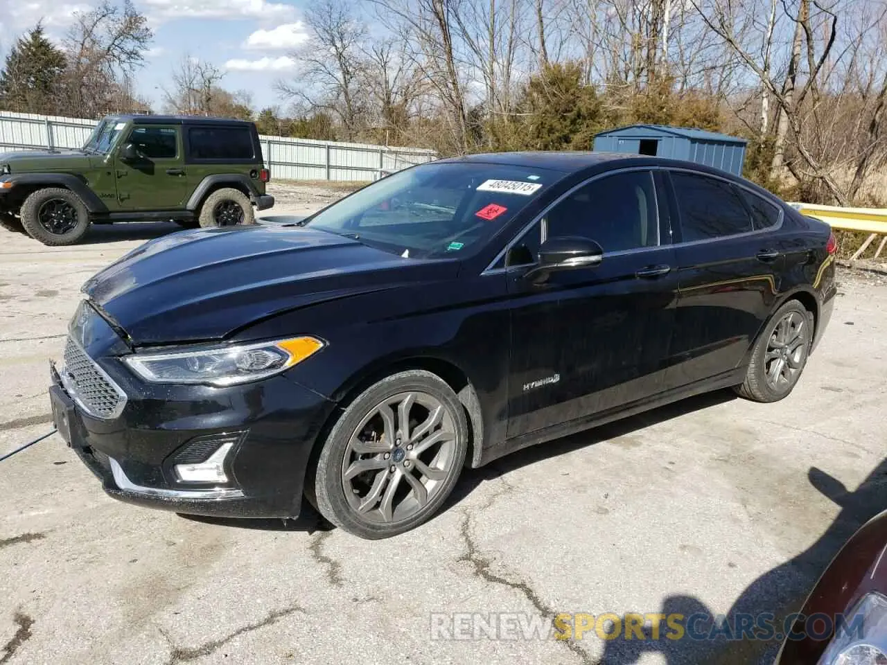 1 fotografías del automóvil dañado 3FA6P0RU7KR123783 FORD FUSION 2019