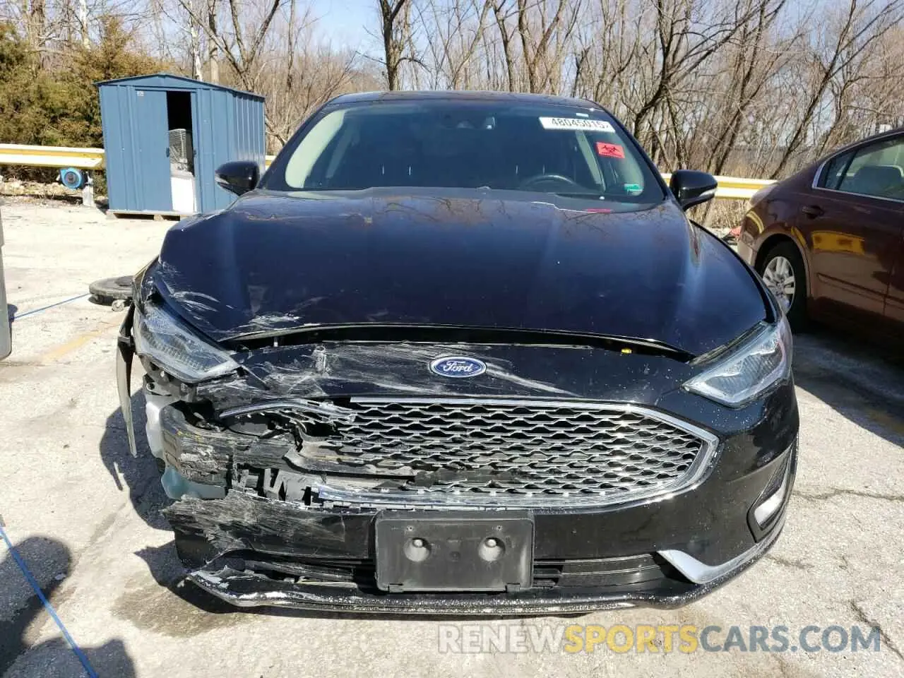 5 fotografías del automóvil dañado 3FA6P0RU7KR123783 FORD FUSION 2019