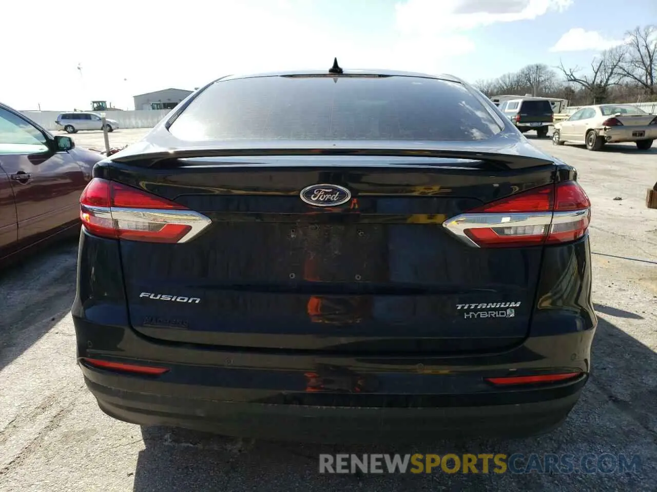 6 fotografías del automóvil dañado 3FA6P0RU7KR123783 FORD FUSION 2019