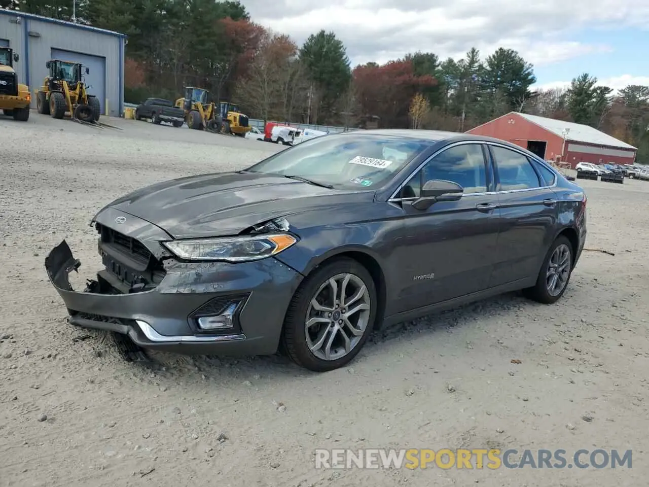 1 fotografías del automóvil dañado 3FA6P0RU8KR107012 FORD FUSION 2019