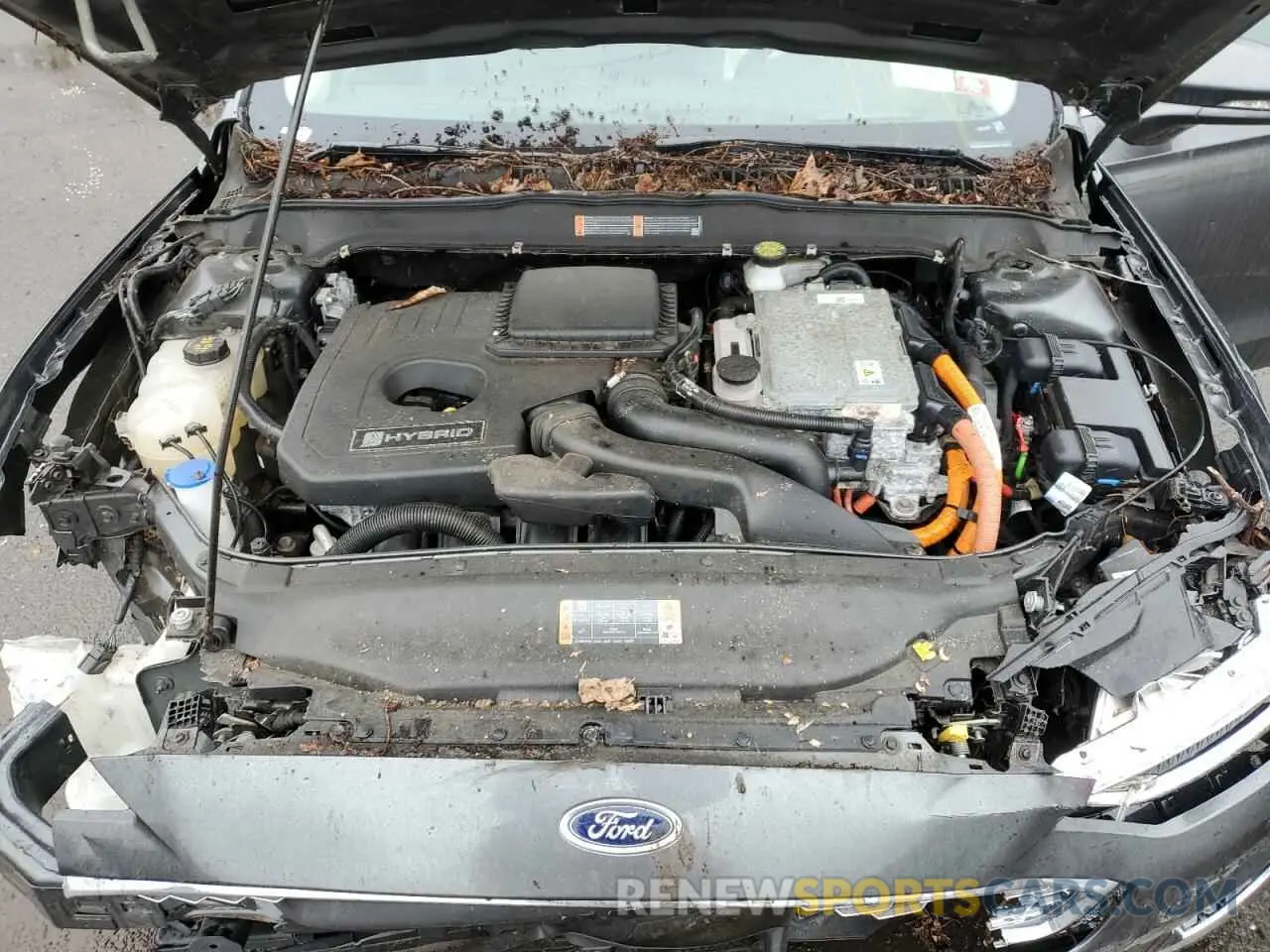 11 fotografías del automóvil dañado 3FA6P0RU8KR257573 FORD FUSION 2019