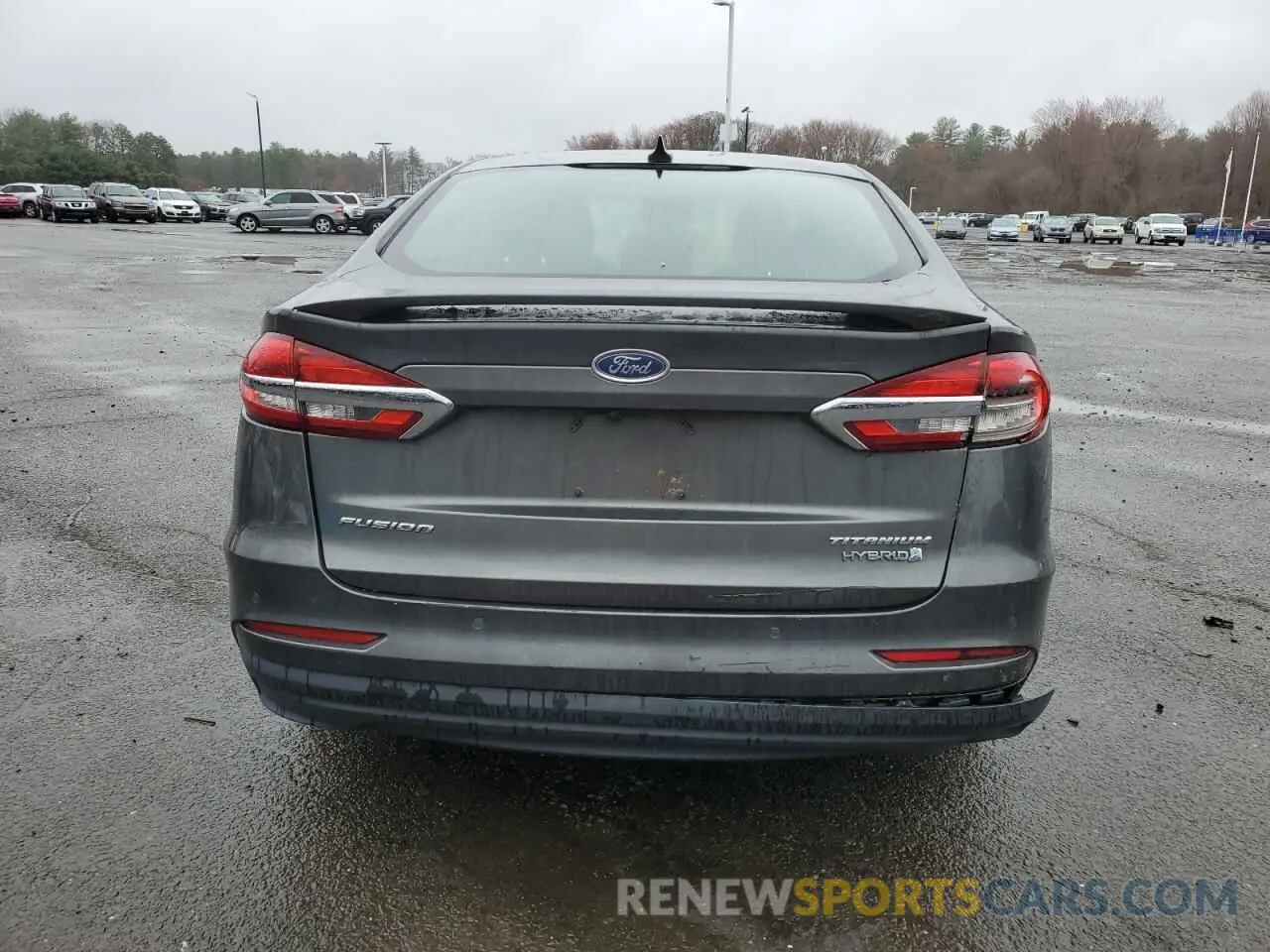 6 fotografías del automóvil dañado 3FA6P0RU8KR257573 FORD FUSION 2019