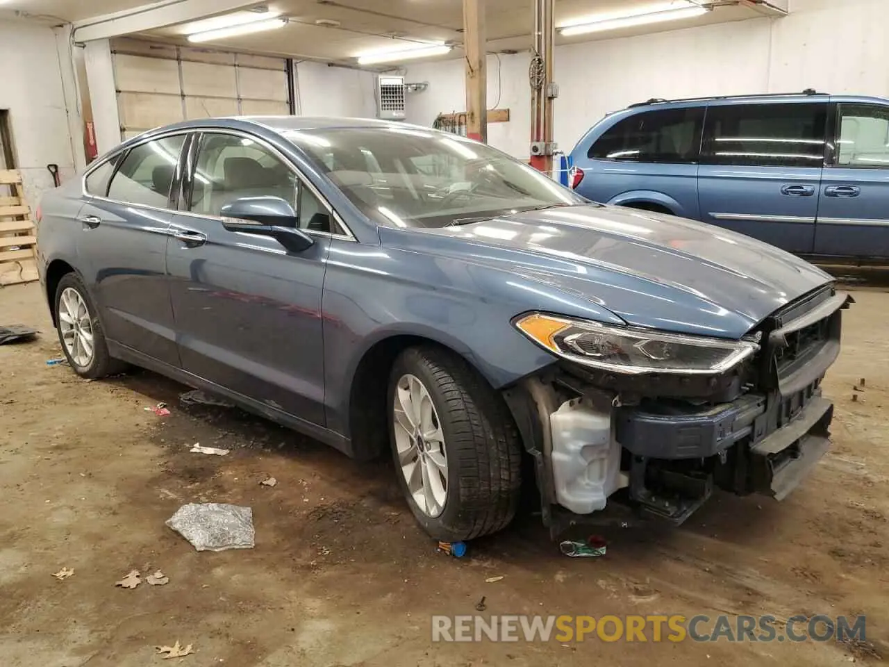4 fotografías del automóvil dañado 3FA6P0SU1KR191541 FORD FUSION 2019