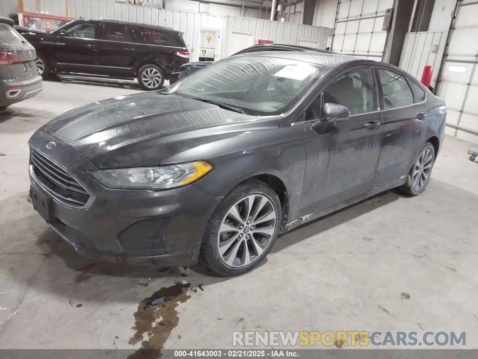 2 fotografías del automóvil dañado 3FA6P0T90KR237659 FORD FUSION 2019
