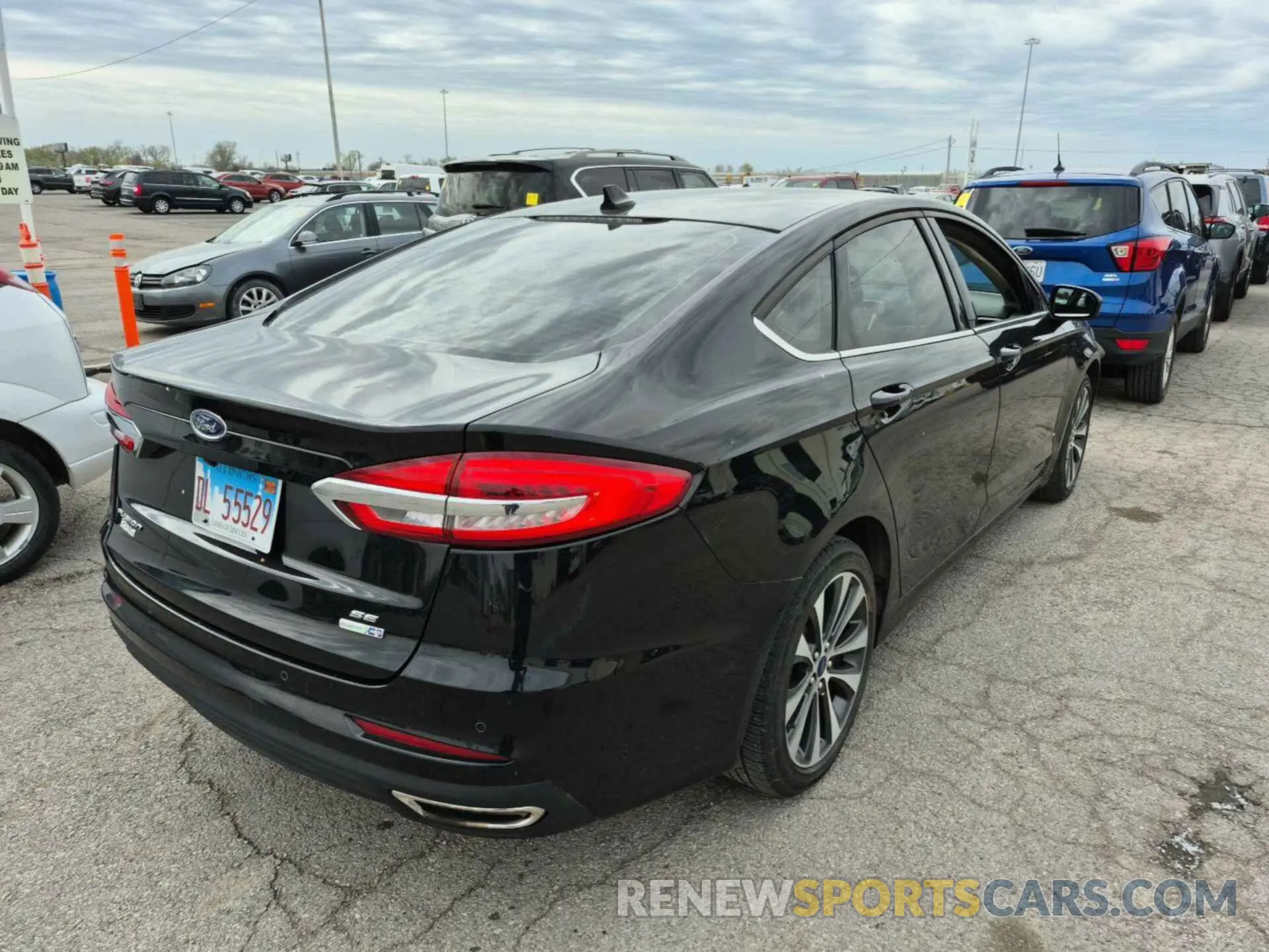 27 fotografías del automóvil dañado 3FA6P0T90KR239797 FORD FUSION 2019