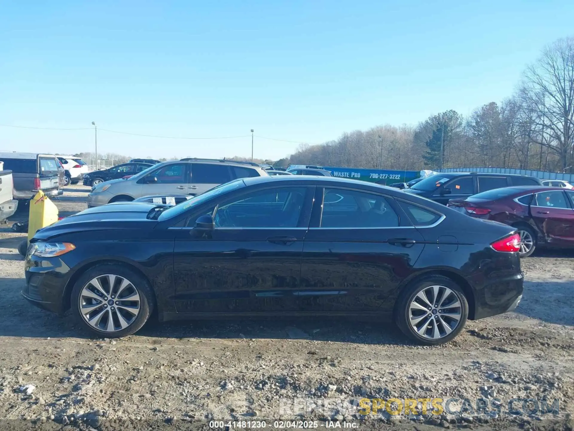 14 fotografías del automóvil dañado 3FA6P0T90KR253697 FORD FUSION 2019
