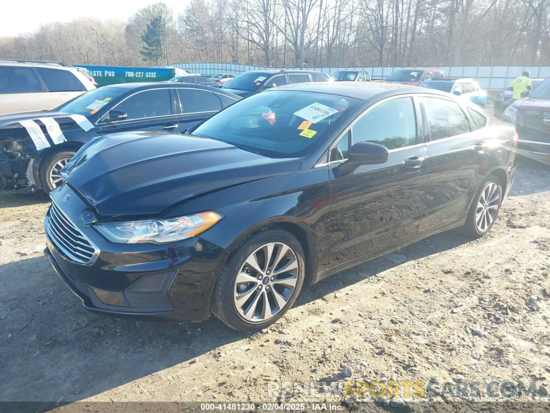 2 fotografías del automóvil dañado 3FA6P0T90KR253697 FORD FUSION 2019