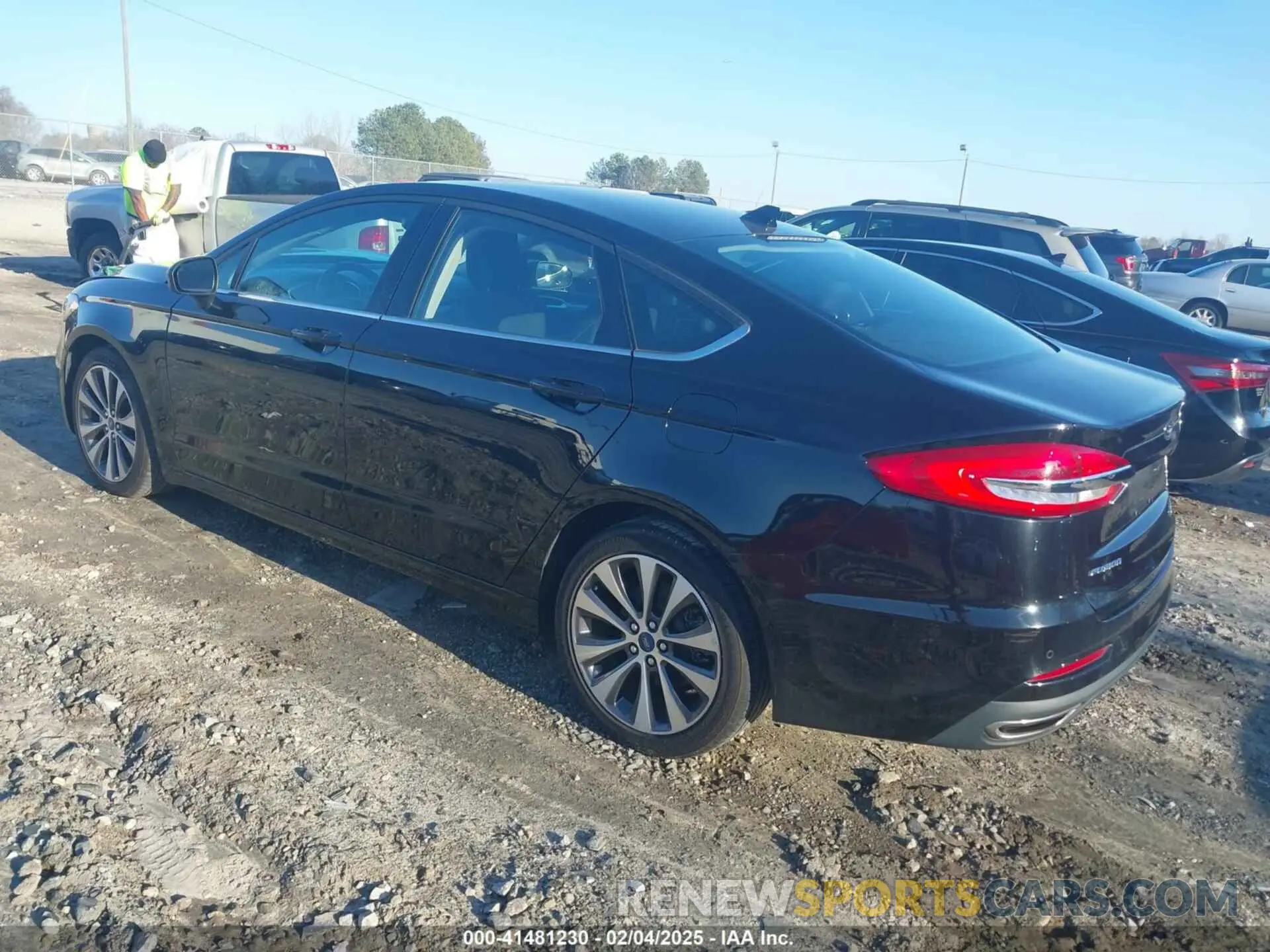 3 fotografías del automóvil dañado 3FA6P0T90KR253697 FORD FUSION 2019