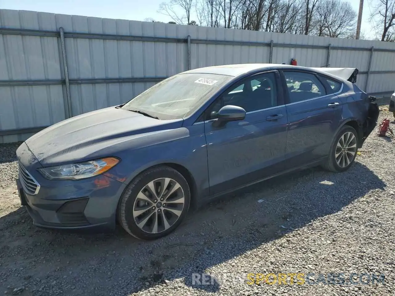 1 fotografías del automóvil dañado 3FA6P0T90KR260360 FORD FUSION 2019