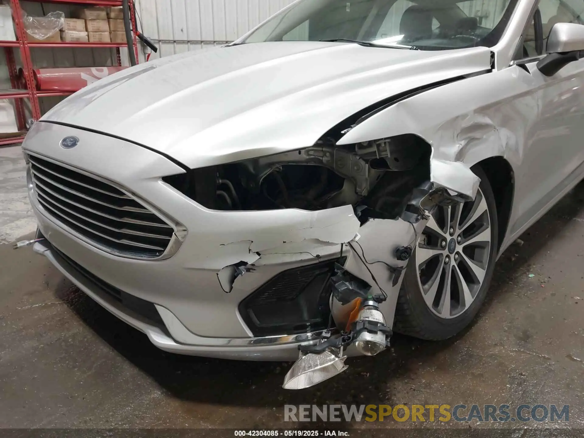 6 fotografías del automóvil dañado 3FA6P0T92KR261140 FORD FUSION 2019