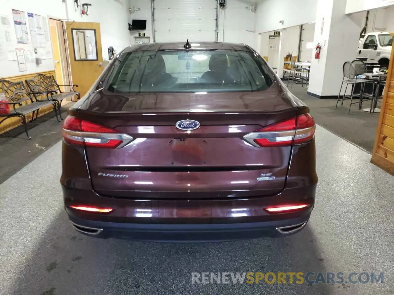 6 fotografías del automóvil dañado 3FA6P0T94KR179796 FORD FUSION 2019