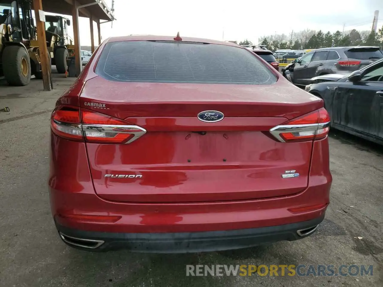 6 fotografías del automóvil dañado 3FA6P0T96KR268673 FORD FUSION 2019