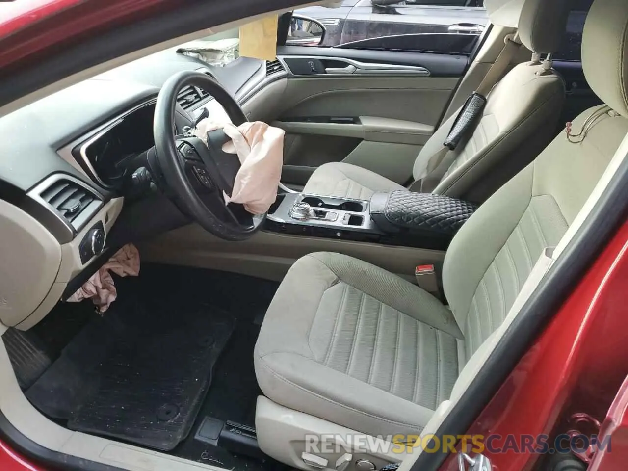 7 fotografías del automóvil dañado 3FA6P0T96KR268673 FORD FUSION 2019