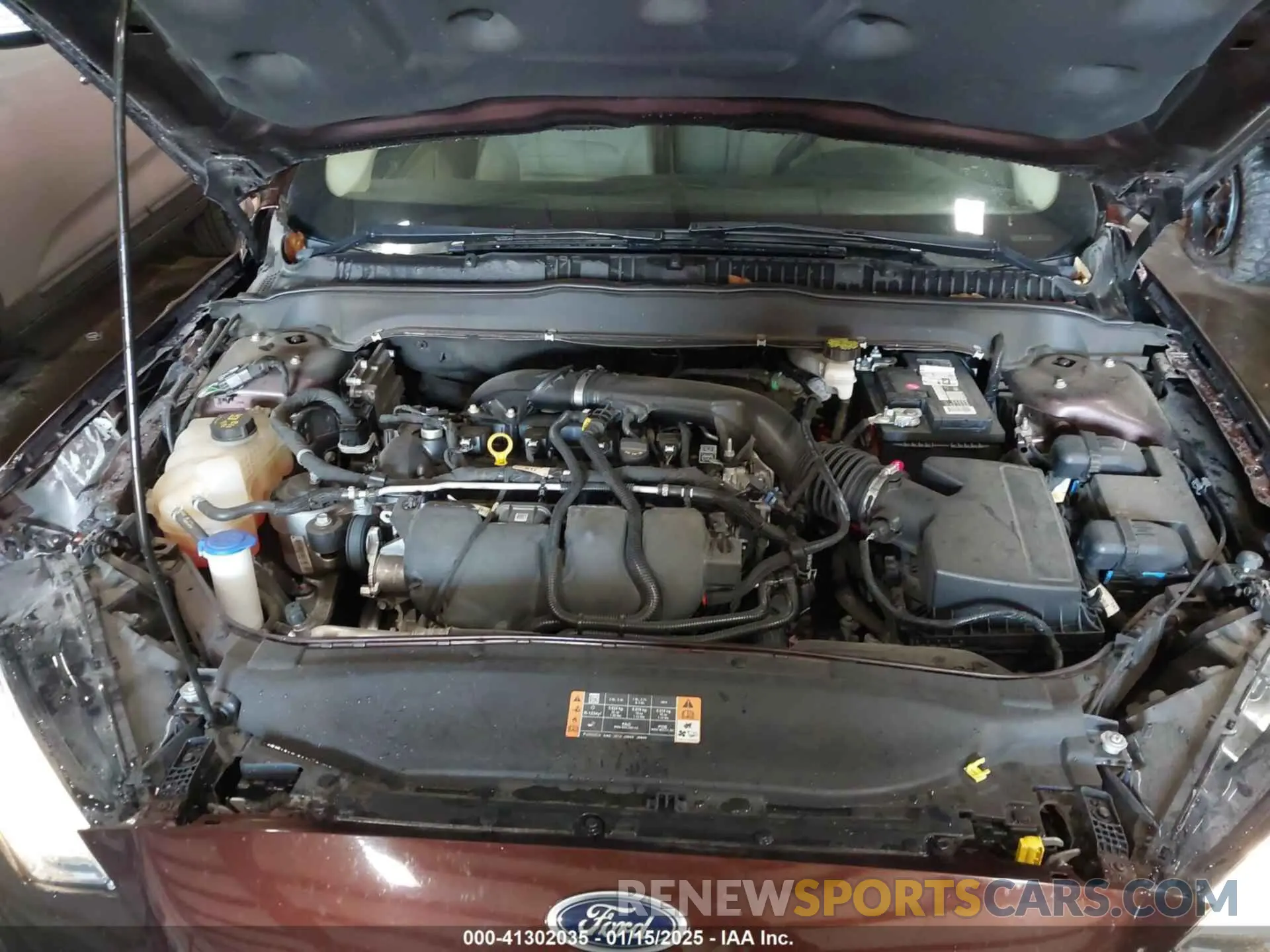 10 fotografías del automóvil dañado 3FA6P0T97KR179422 FORD FUSION 2019