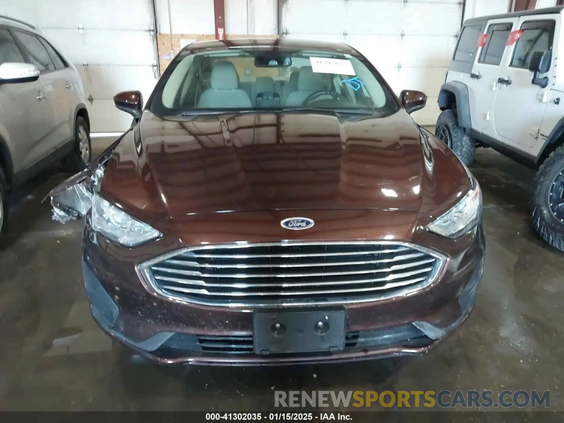 12 fotografías del automóvil dañado 3FA6P0T97KR179422 FORD FUSION 2019
