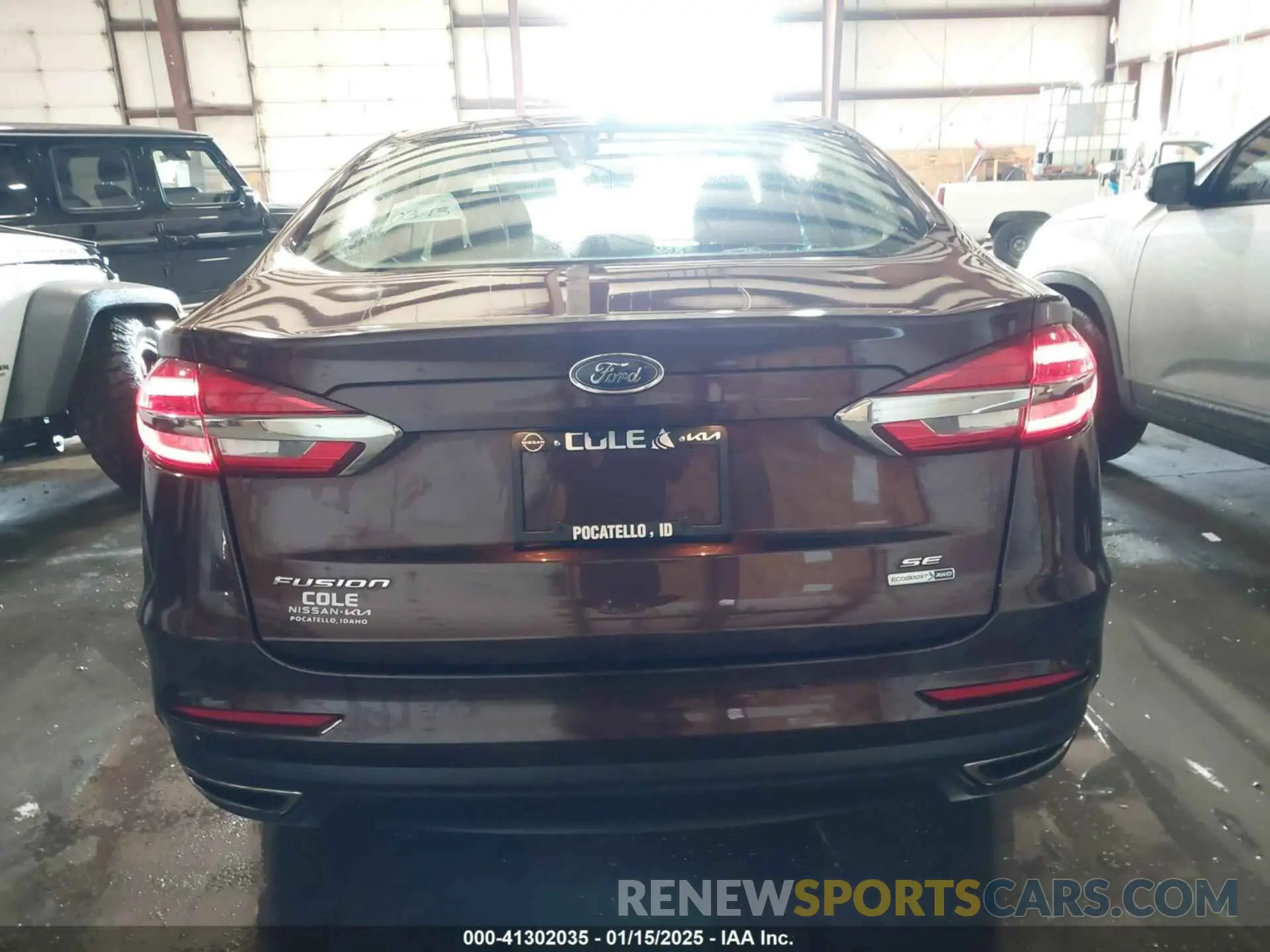 16 fotografías del automóvil dañado 3FA6P0T97KR179422 FORD FUSION 2019