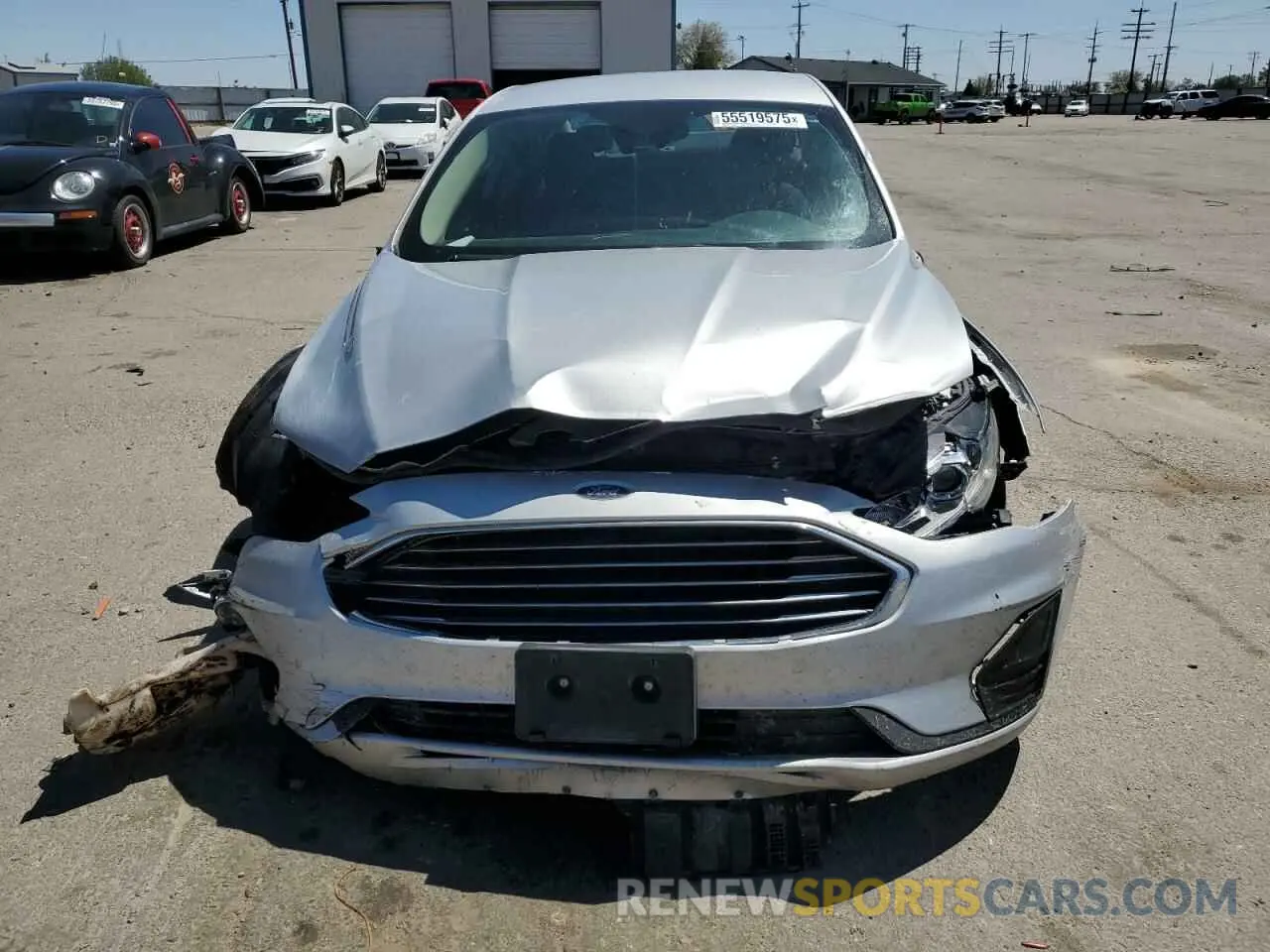5 fotografías del automóvil dañado 3FA6P0T97KR232085 FORD FUSION 2019