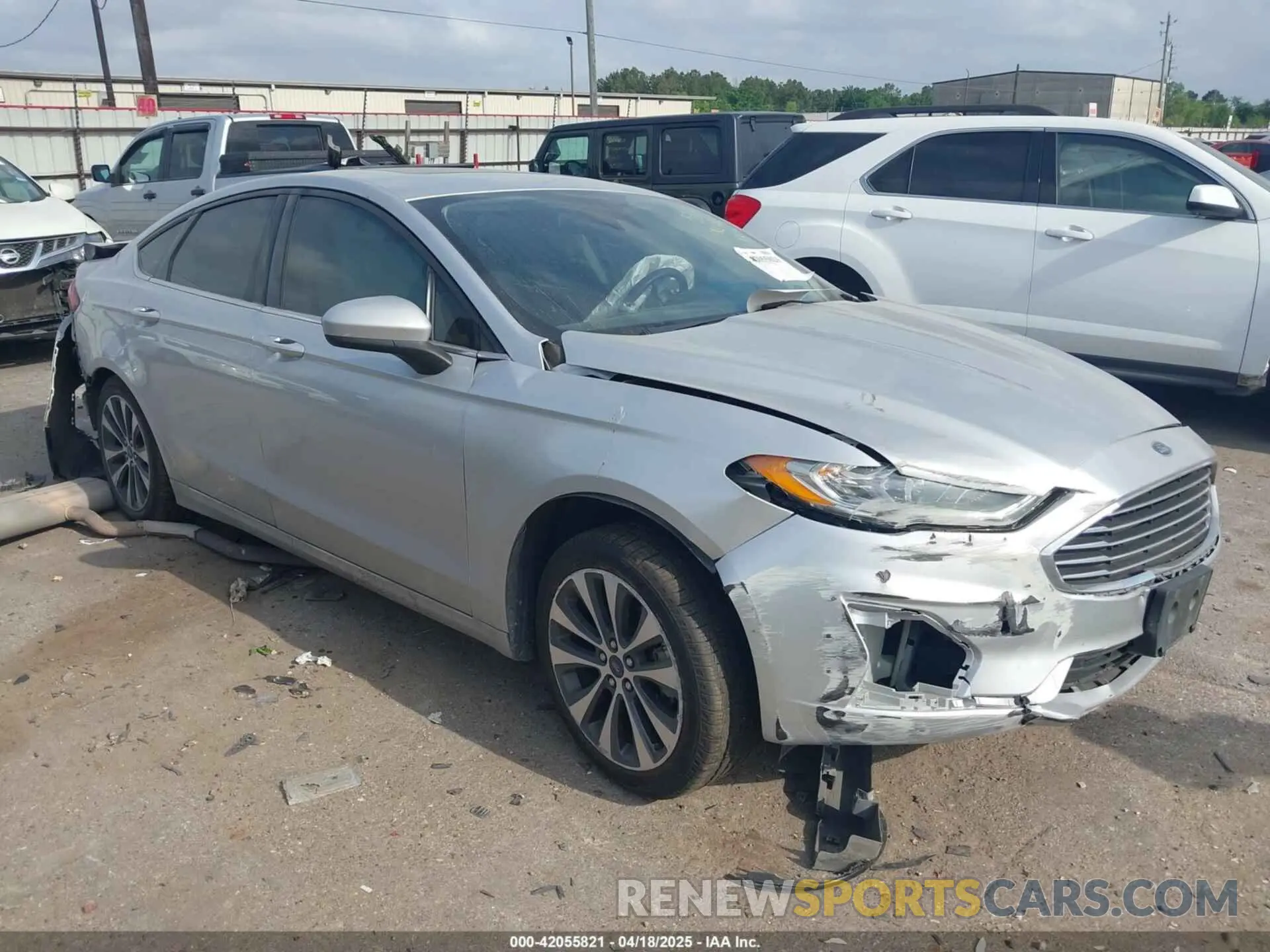 1 fotografías del automóvil dañado 3FA6P0T97KR269301 FORD FUSION 2019