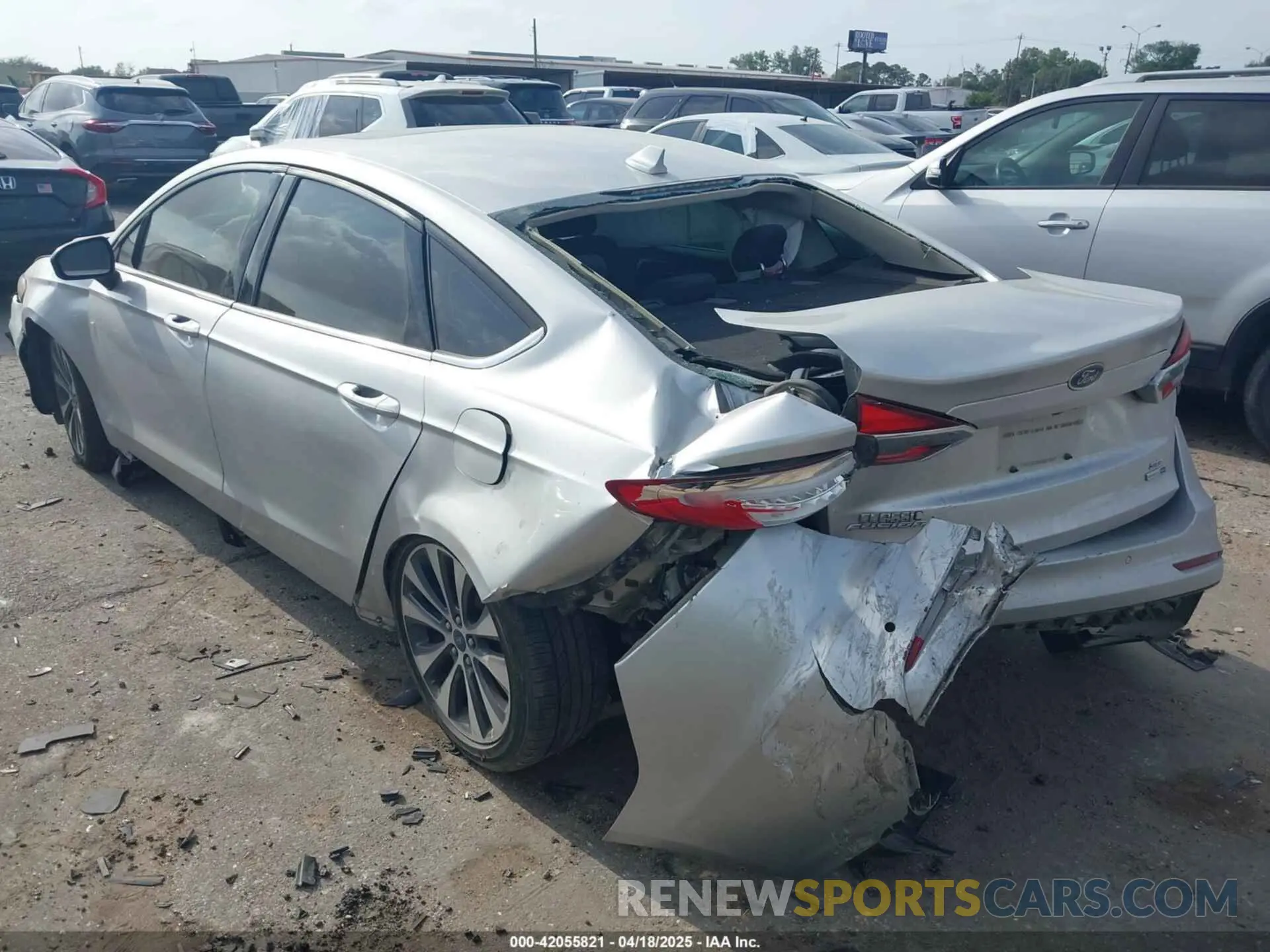 3 fotografías del automóvil dañado 3FA6P0T97KR269301 FORD FUSION 2019