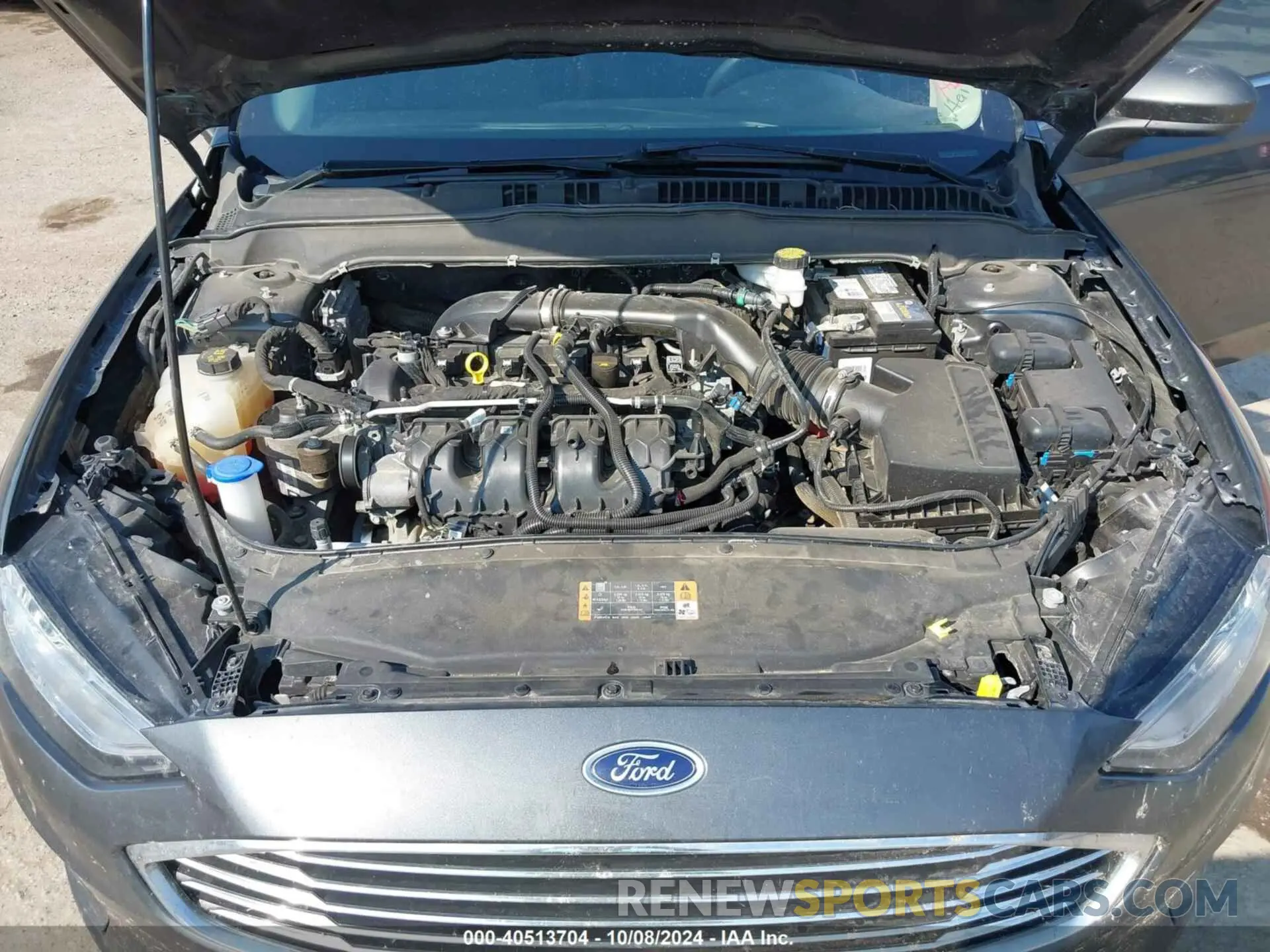 10 fotografías del automóvil dañado 3FA6P0T97KR285238 FORD FUSION 2019