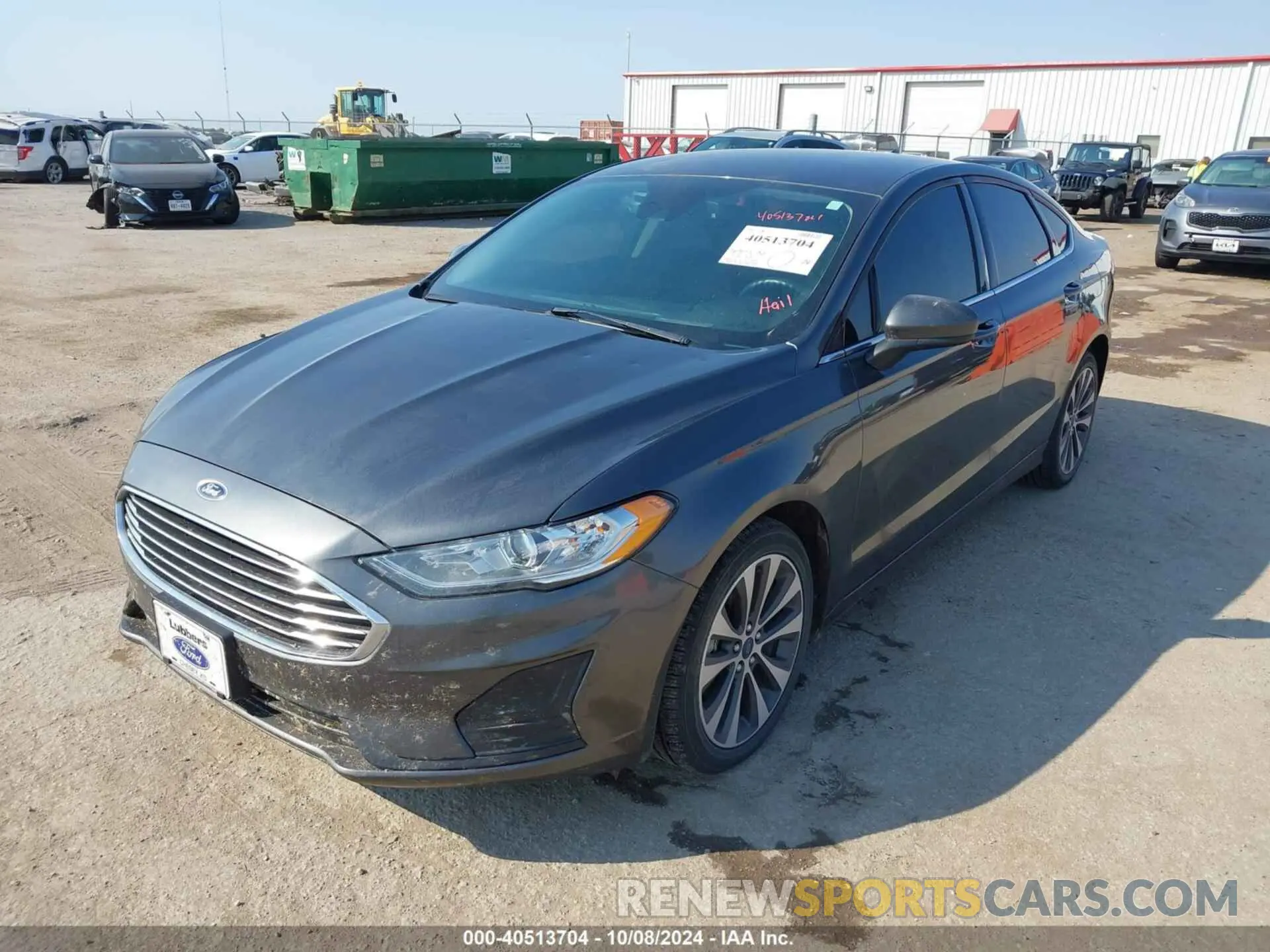 2 fotografías del automóvil dañado 3FA6P0T97KR285238 FORD FUSION 2019