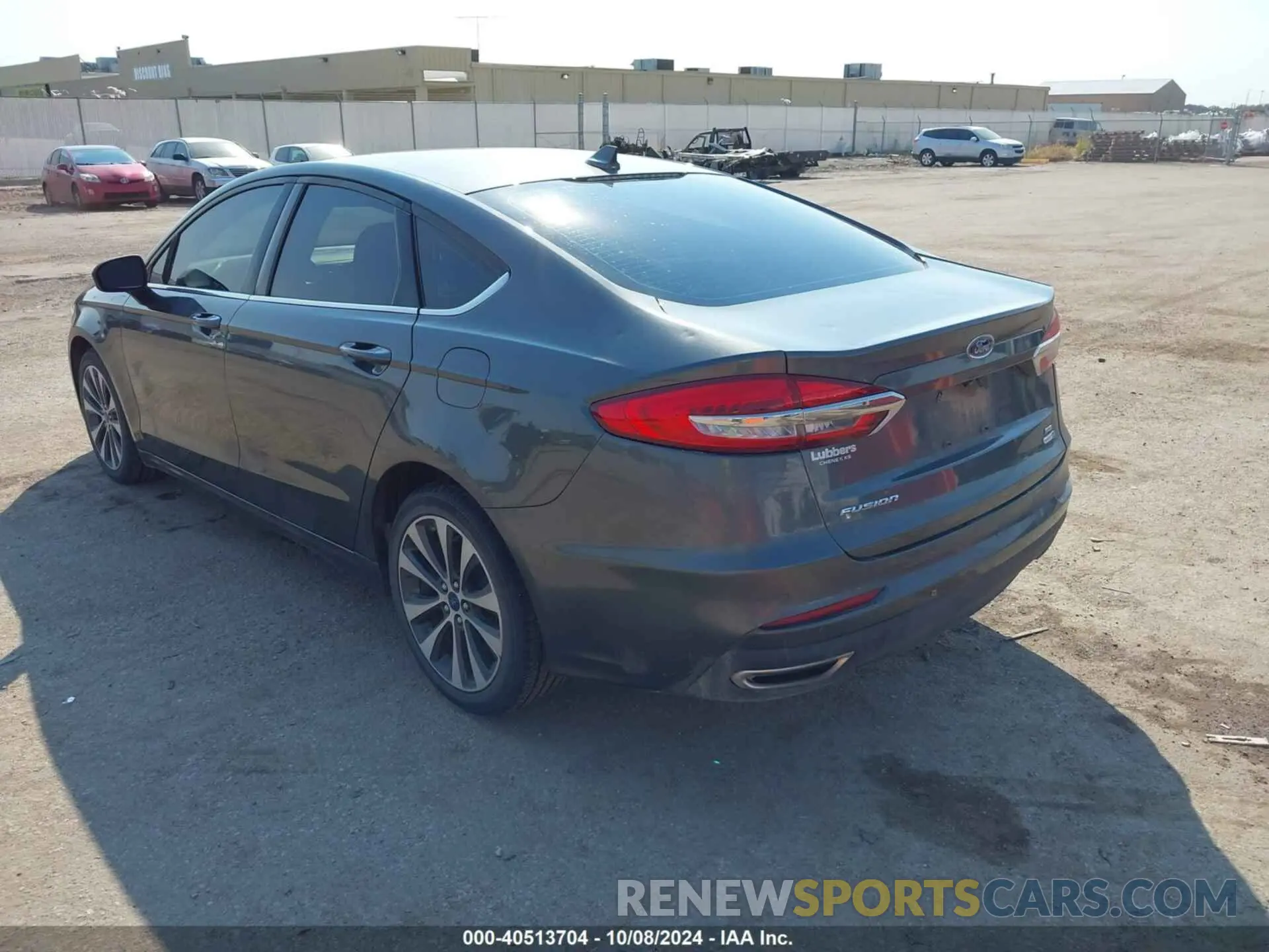 3 fotografías del automóvil dañado 3FA6P0T97KR285238 FORD FUSION 2019
