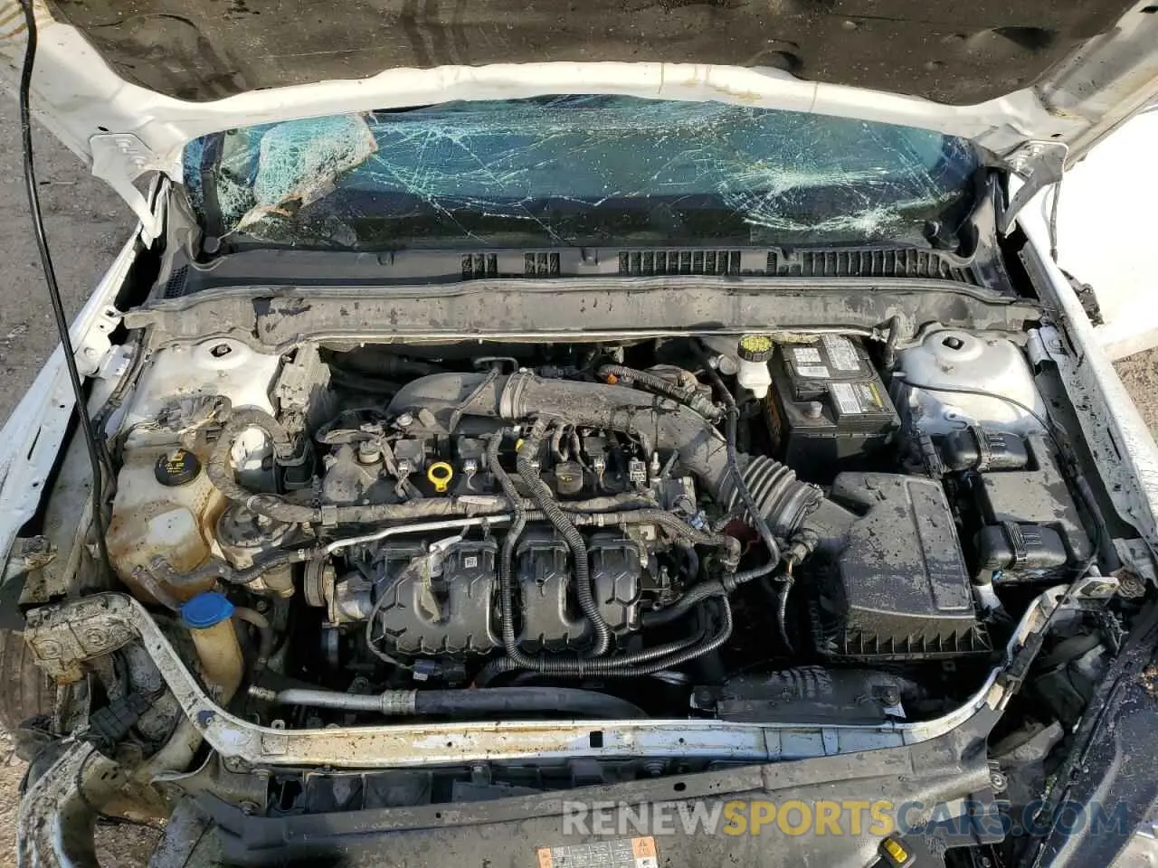 12 fotografías del automóvil dañado 3FA6P0T98KR238610 FORD FUSION 2019