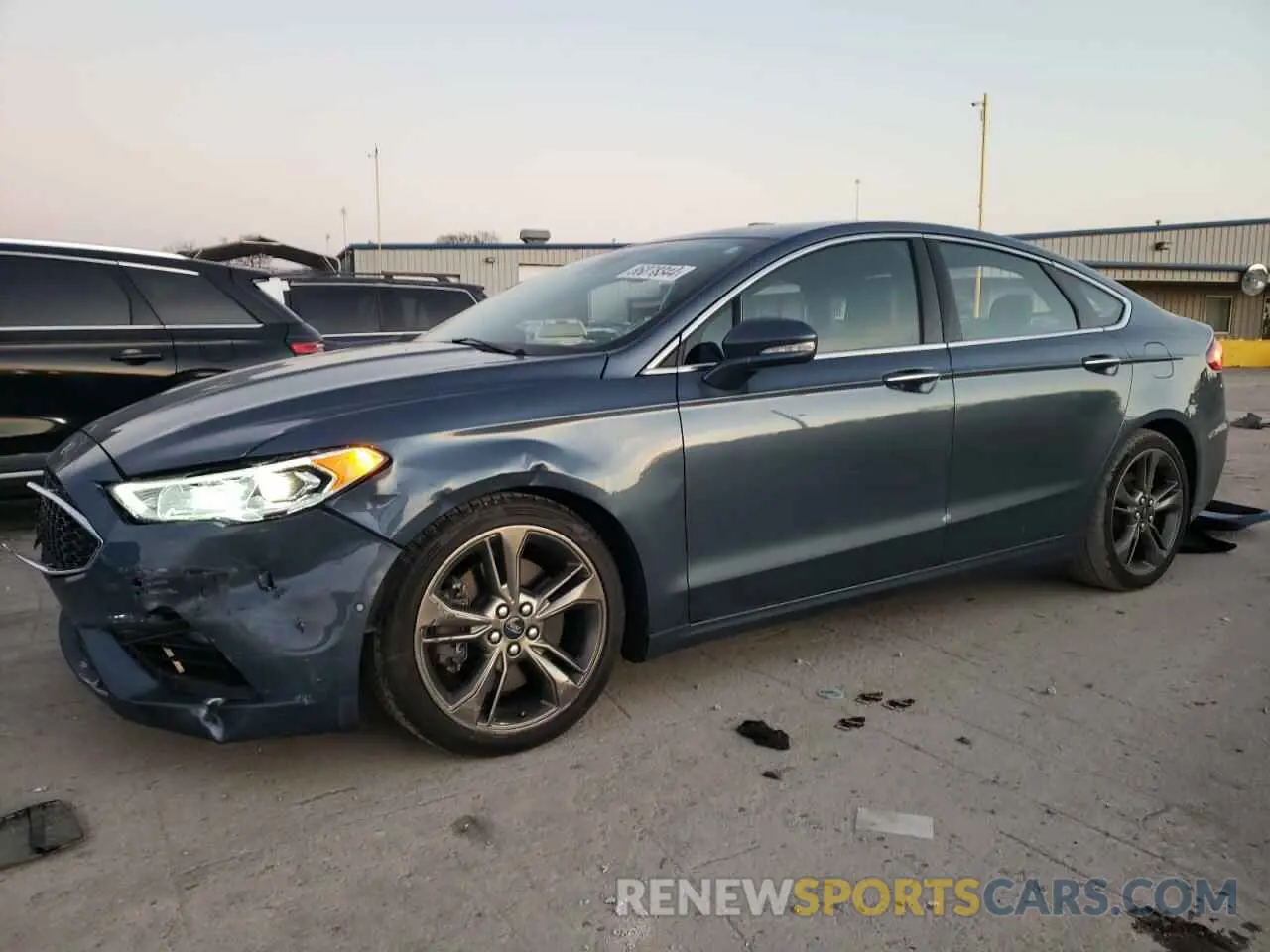 1 fotografías del automóvil dañado 3FA6P0VP0KR166054 FORD FUSION 2019