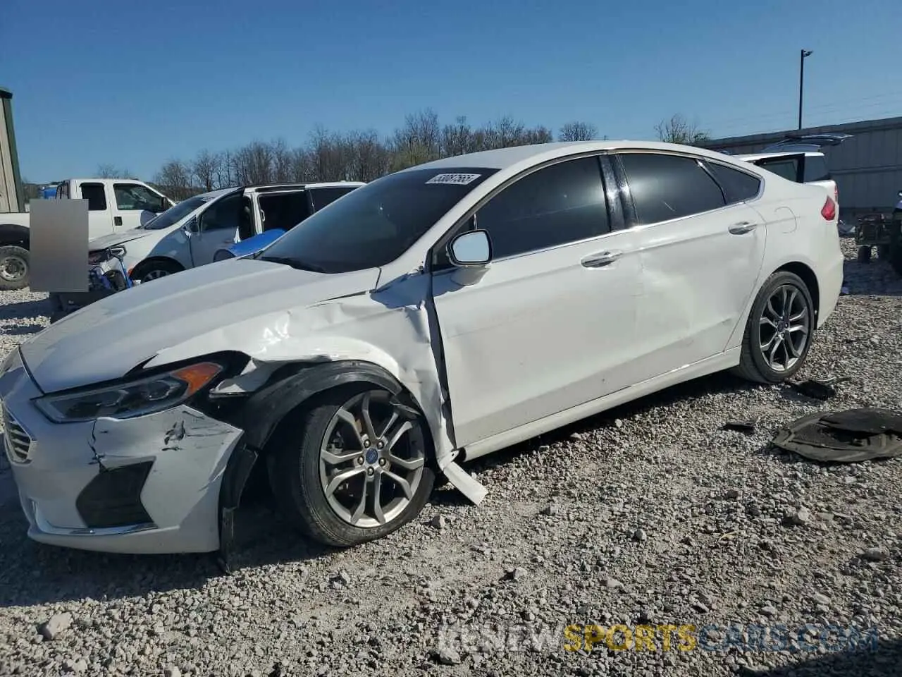 1 fotografías del automóvil dañado 3FA6P0CD0LR153072 FORD FUSION 2020