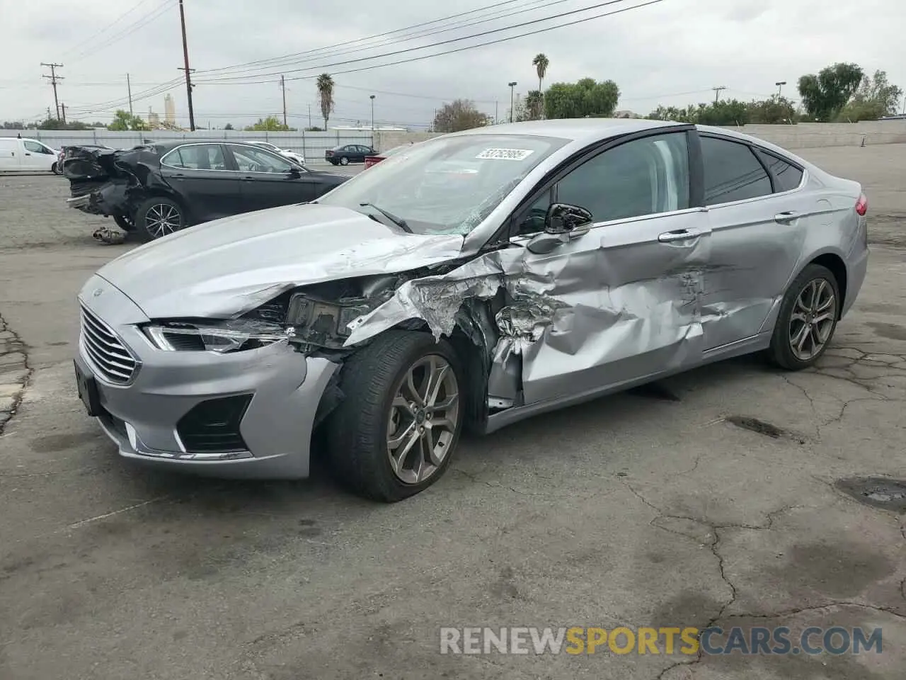 1 fotografías del automóvil dañado 3FA6P0CD1LR118217 FORD FUSION 2020