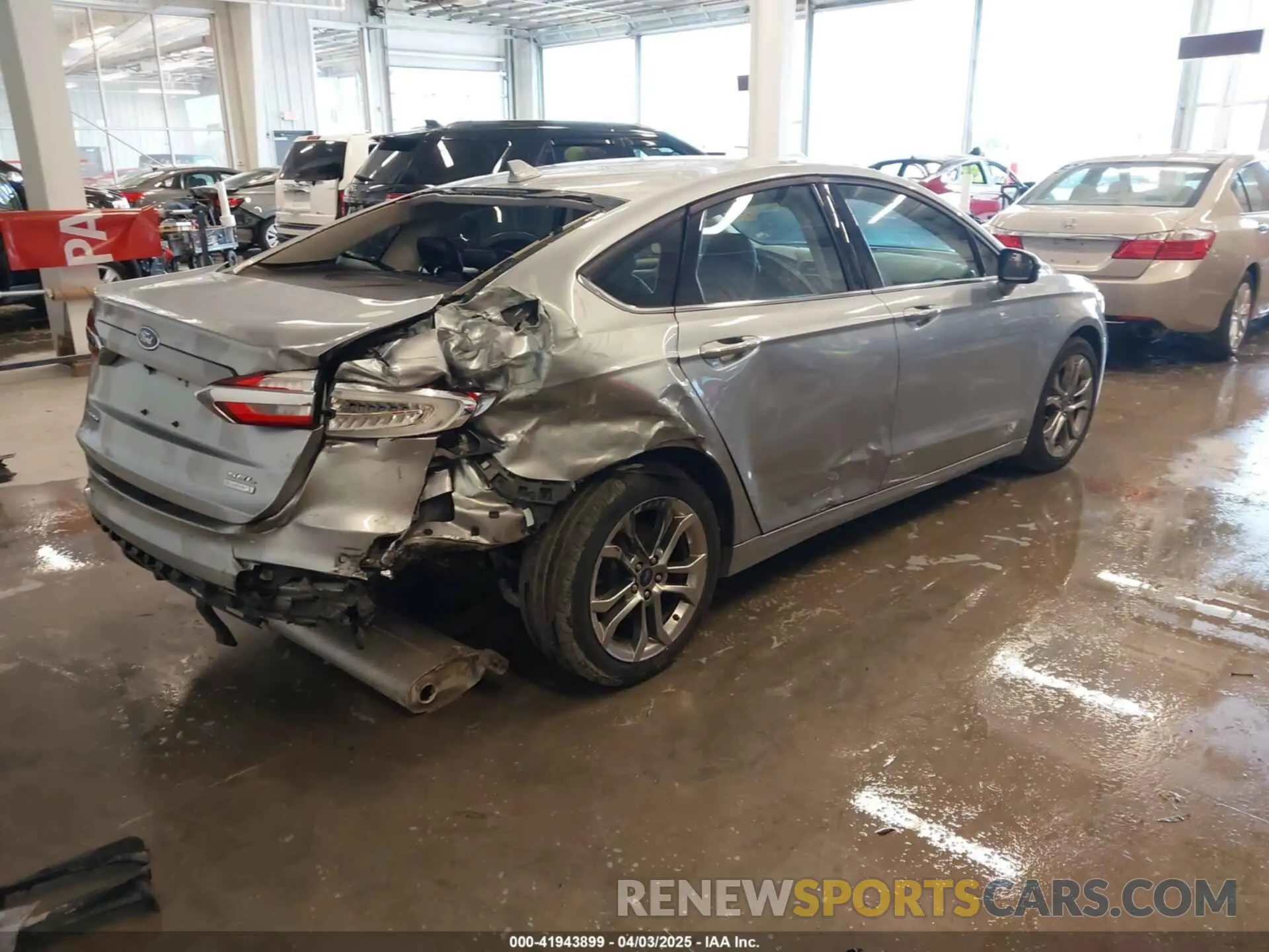 4 fotografías del automóvil dañado 3FA6P0CD1LR195962 FORD FUSION 2020