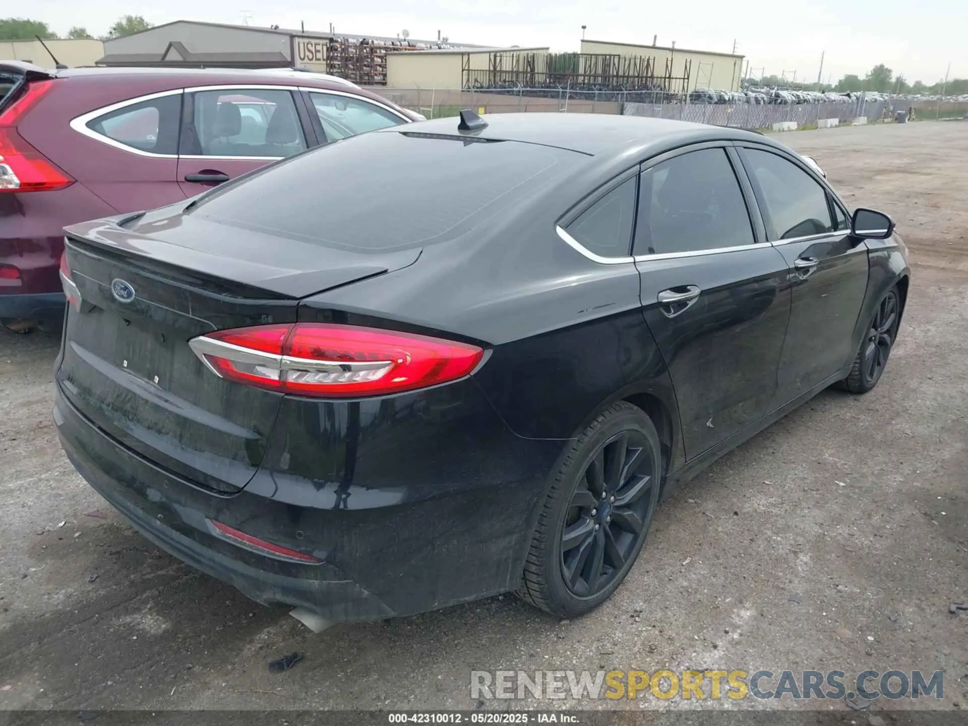4 fotografías del automóvil dañado 3FA6P0CD2LR145913 FORD FUSION 2020