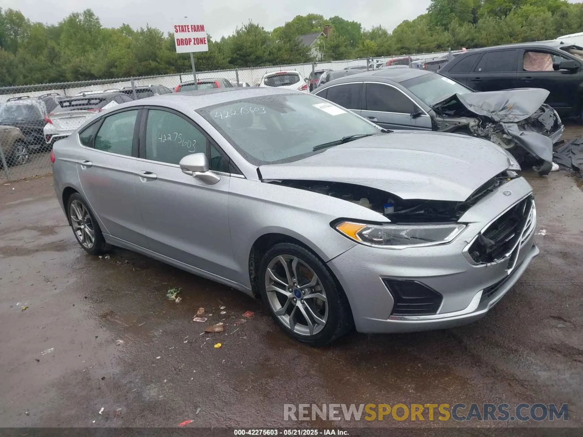 1 fotografías del automóvil dañado 3FA6P0CD2LR152263 FORD FUSION 2020