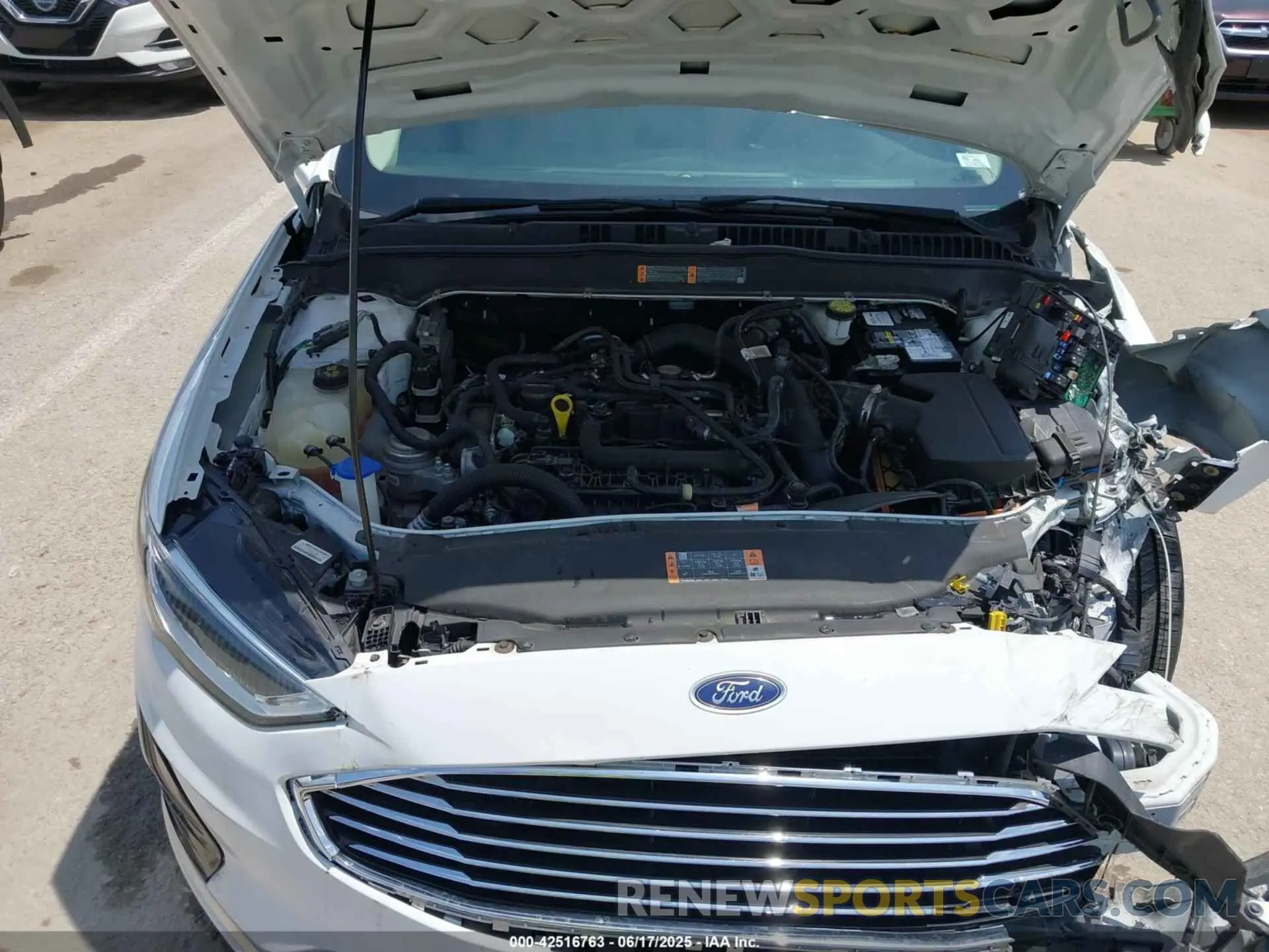 10 fotografías del automóvil dañado 3FA6P0CD3LR152711 FORD FUSION 2020