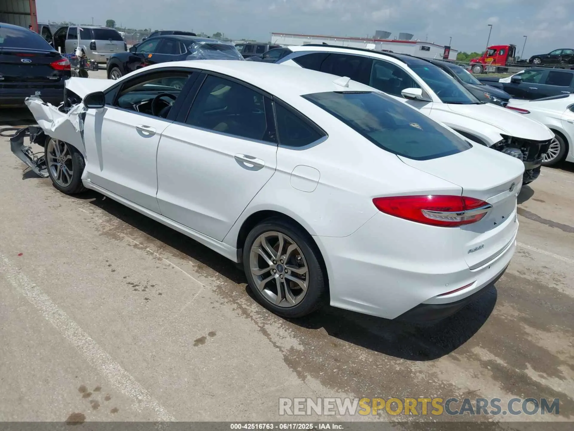 3 fotografías del automóvil dañado 3FA6P0CD3LR152711 FORD FUSION 2020