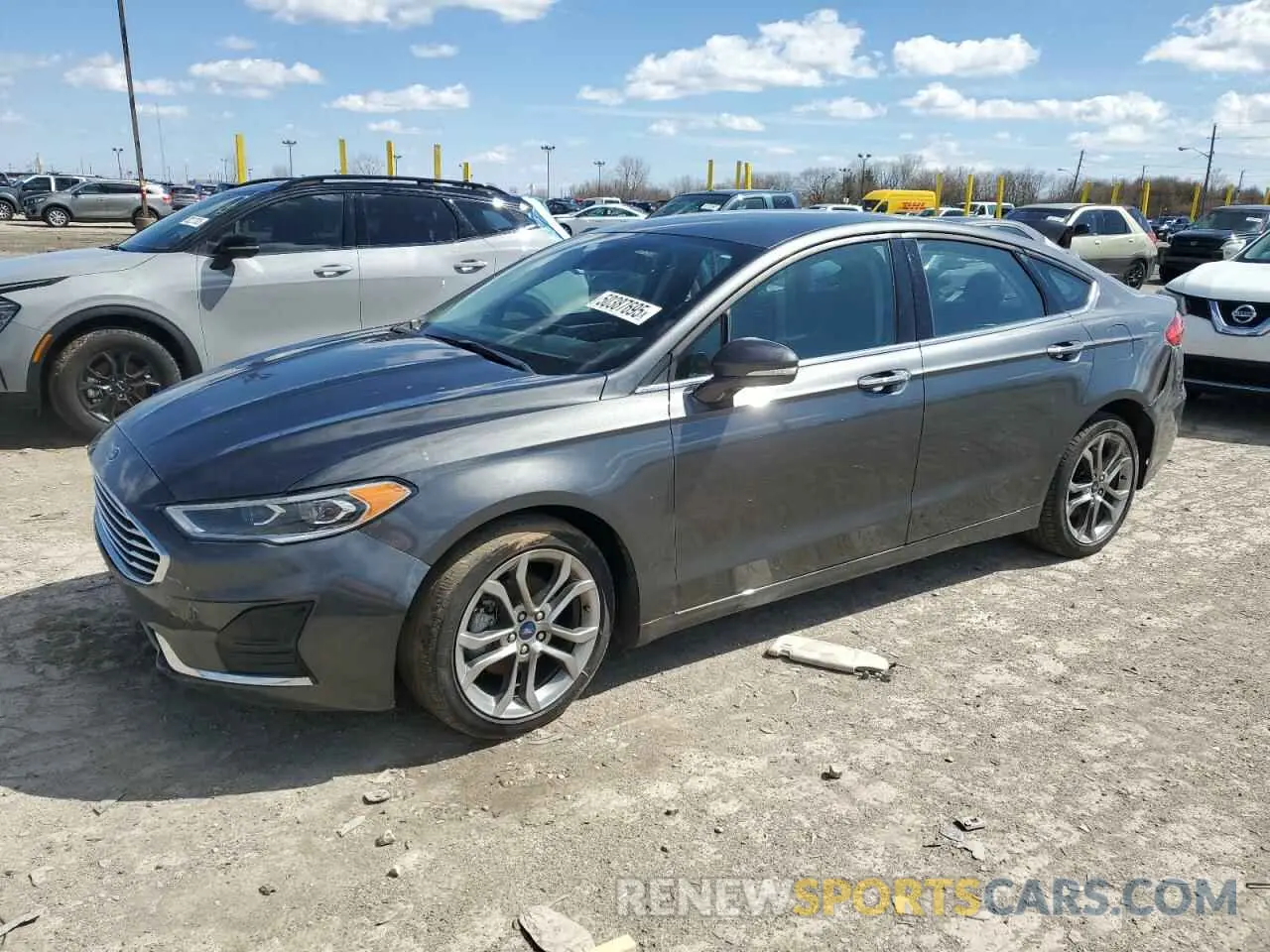 1 fotografías del automóvil dañado 3FA6P0CD4LR153284 FORD FUSION 2020
