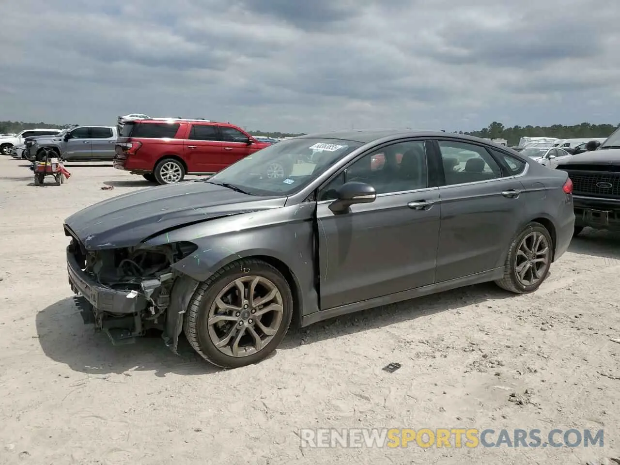 1 fotografías del automóvil dañado 3FA6P0CD4LR160333 FORD FUSION 2020