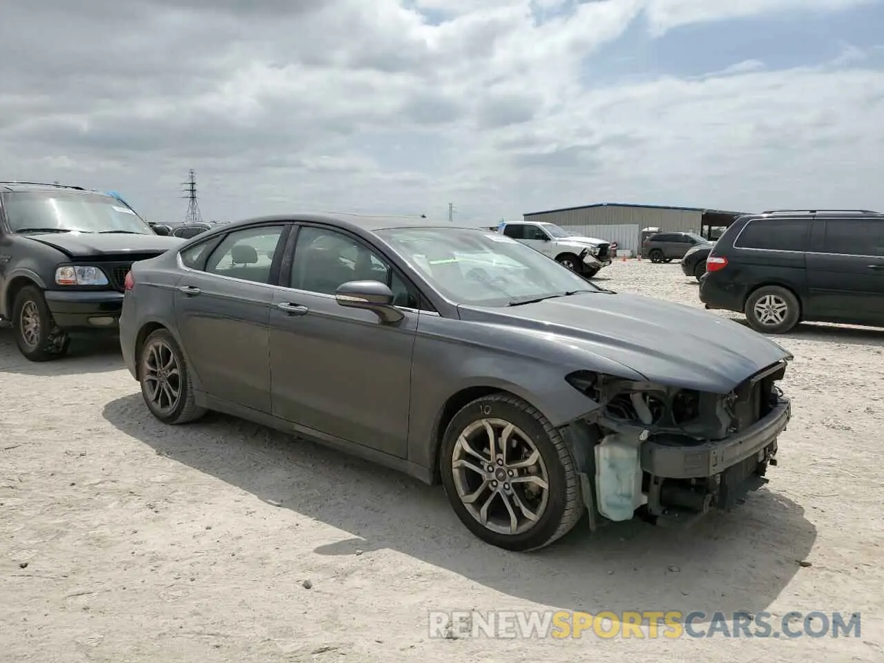 4 fotografías del automóvil dañado 3FA6P0CD4LR160333 FORD FUSION 2020