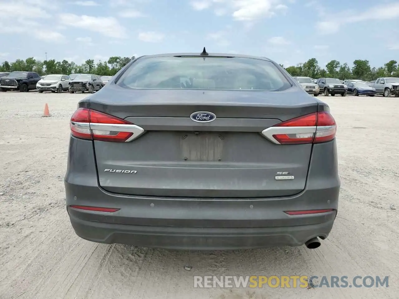 6 fotografías del automóvil dañado 3FA6P0CD4LR160333 FORD FUSION 2020