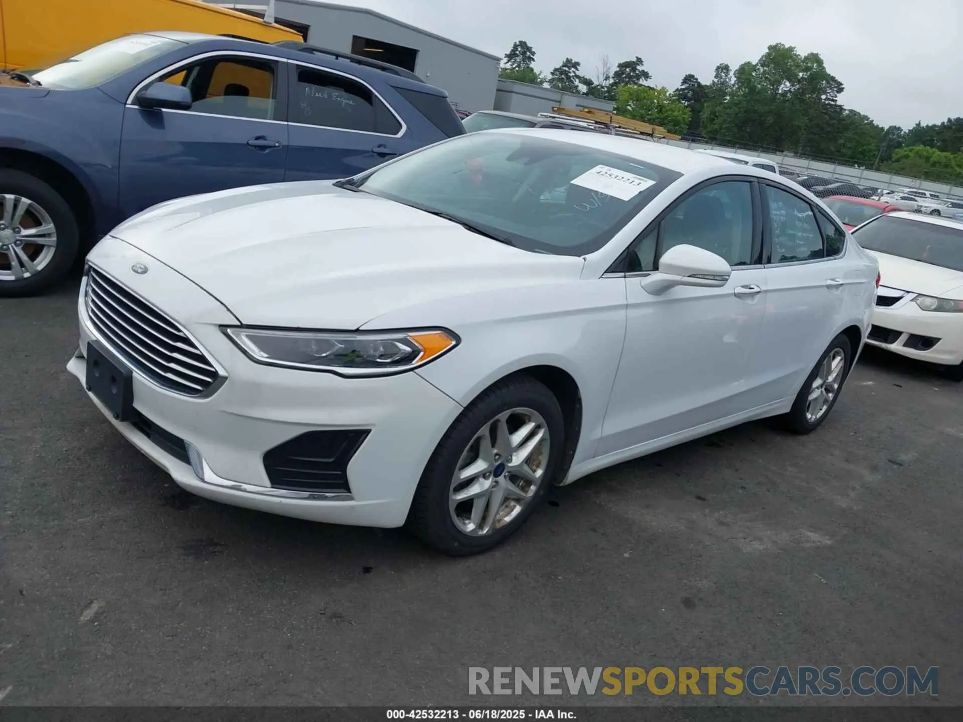 2 fotografías del automóvil dañado 3FA6P0CD4LR177004 FORD FUSION 2020