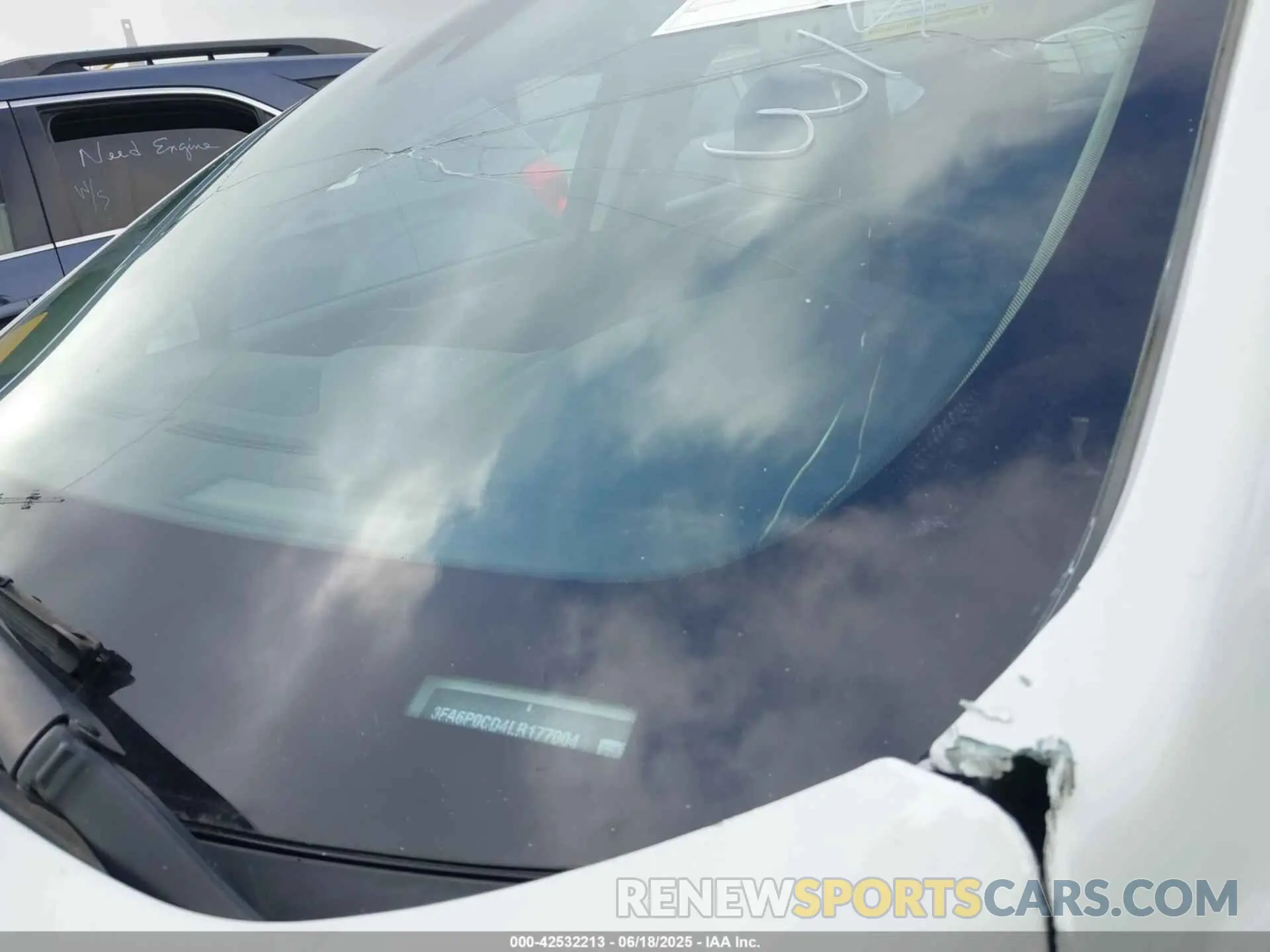 21 fotografías del automóvil dañado 3FA6P0CD4LR177004 FORD FUSION 2020
