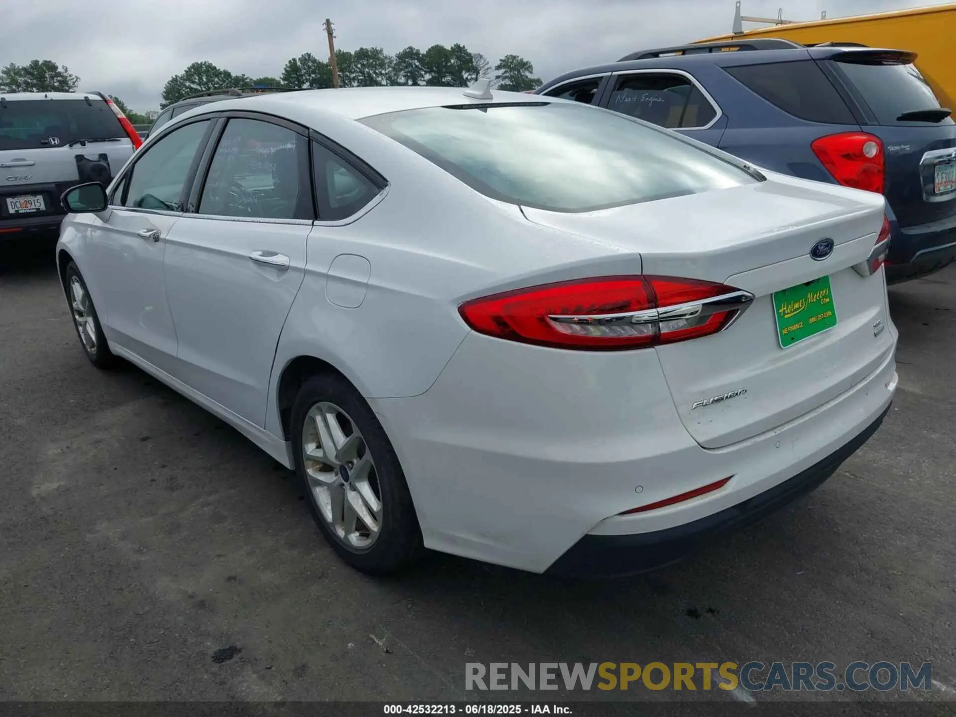 3 fotografías del automóvil dañado 3FA6P0CD4LR177004 FORD FUSION 2020