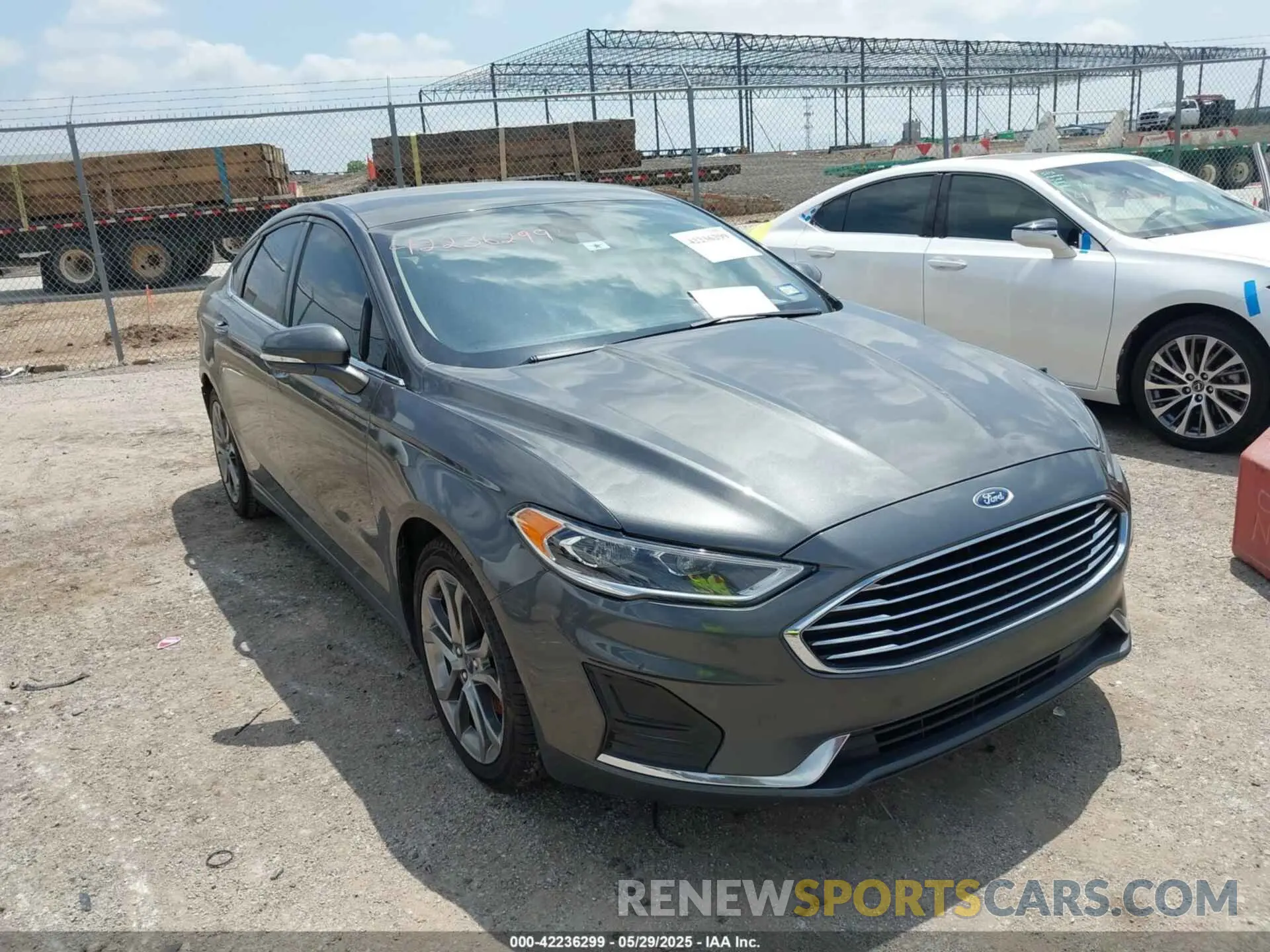 1 fotografías del automóvil dañado 3FA6P0CD4LR204444 FORD FUSION 2020