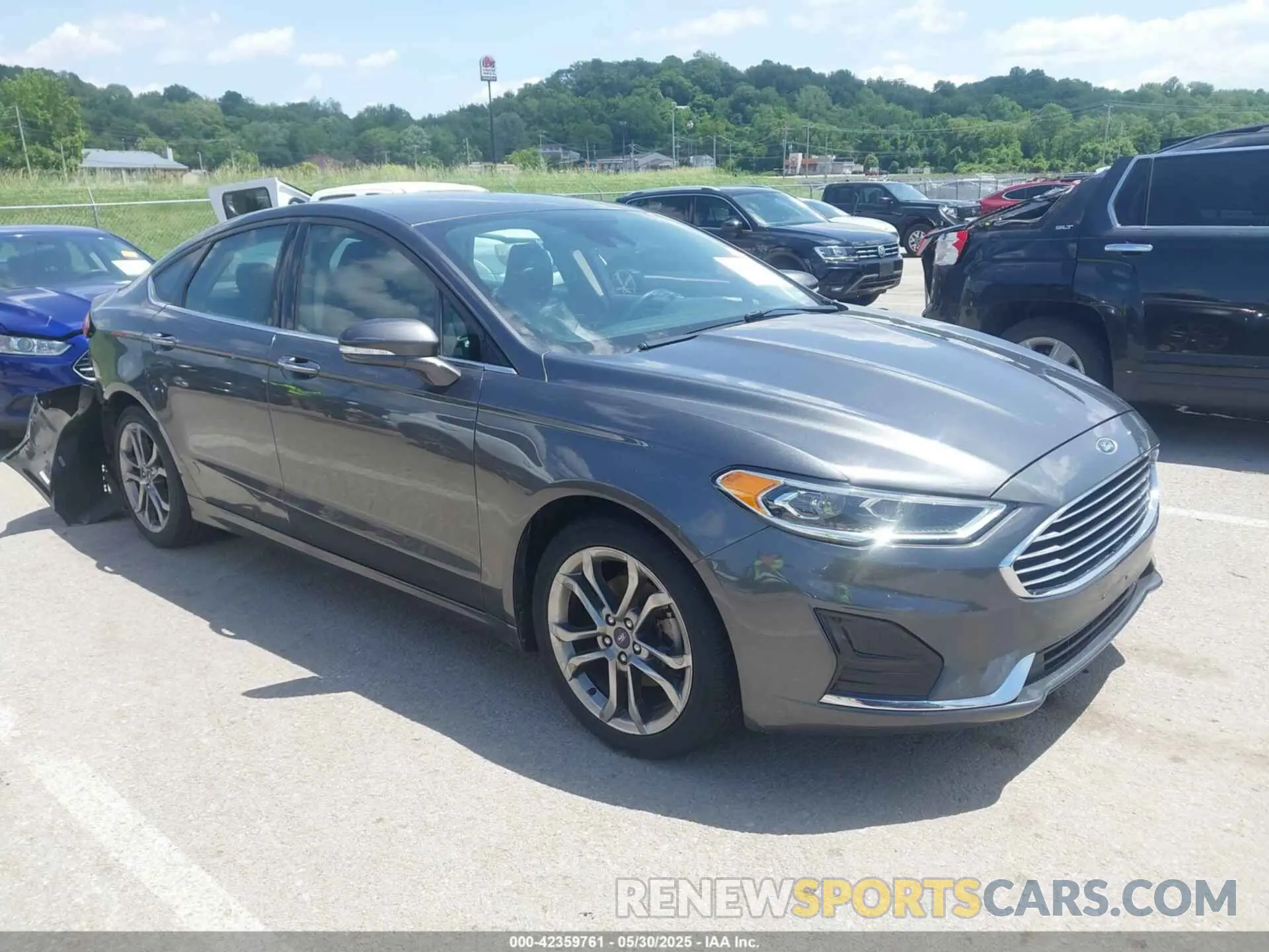 1 fotografías del automóvil dañado 3FA6P0CD5LR173737 FORD FUSION 2020
