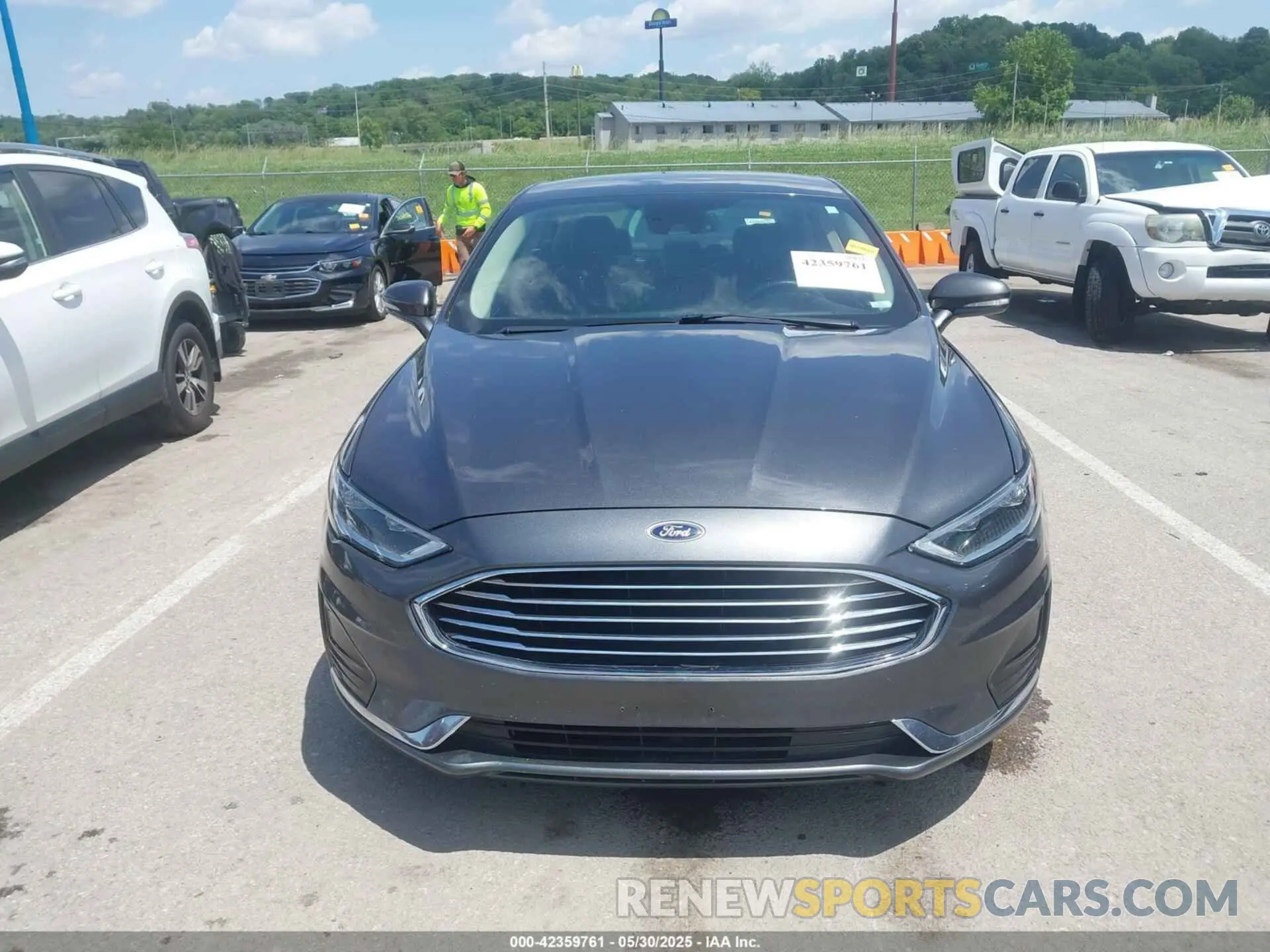 12 fotografías del automóvil dañado 3FA6P0CD5LR173737 FORD FUSION 2020