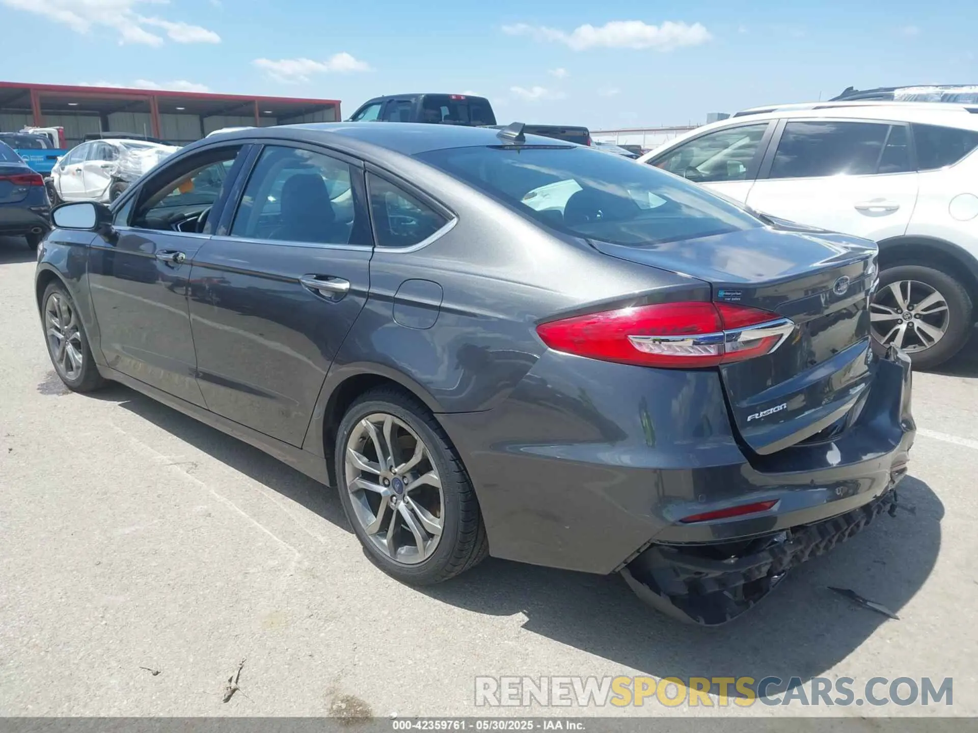 3 fotografías del automóvil dañado 3FA6P0CD5LR173737 FORD FUSION 2020
