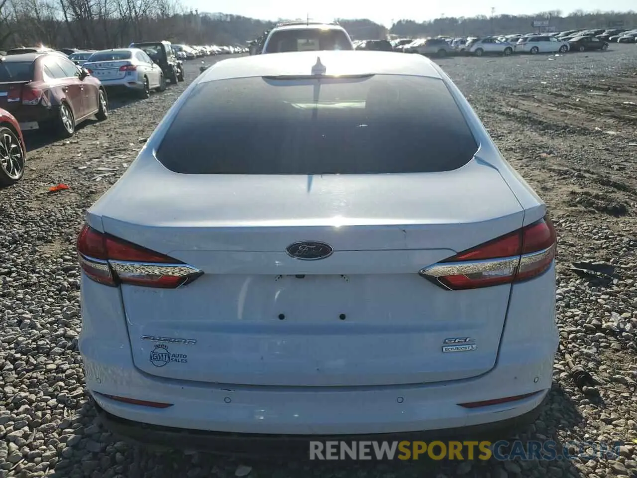 6 fotografías del automóvil dañado 3FA6P0CD5LR177142 FORD FUSION 2020