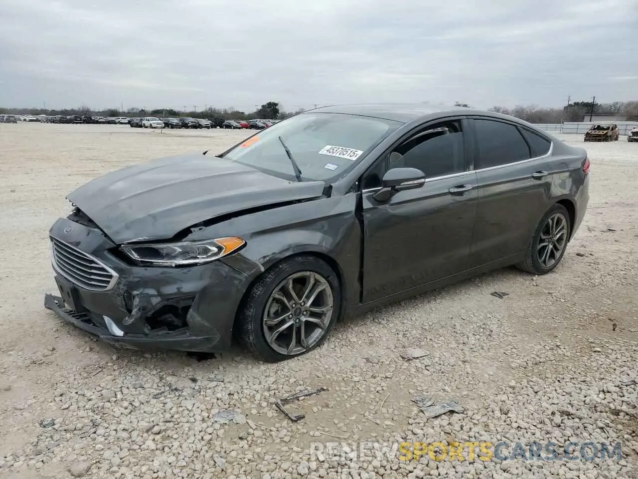 1 fotografías del automóvil dañado 3FA6P0CD5LR192191 FORD FUSION 2020